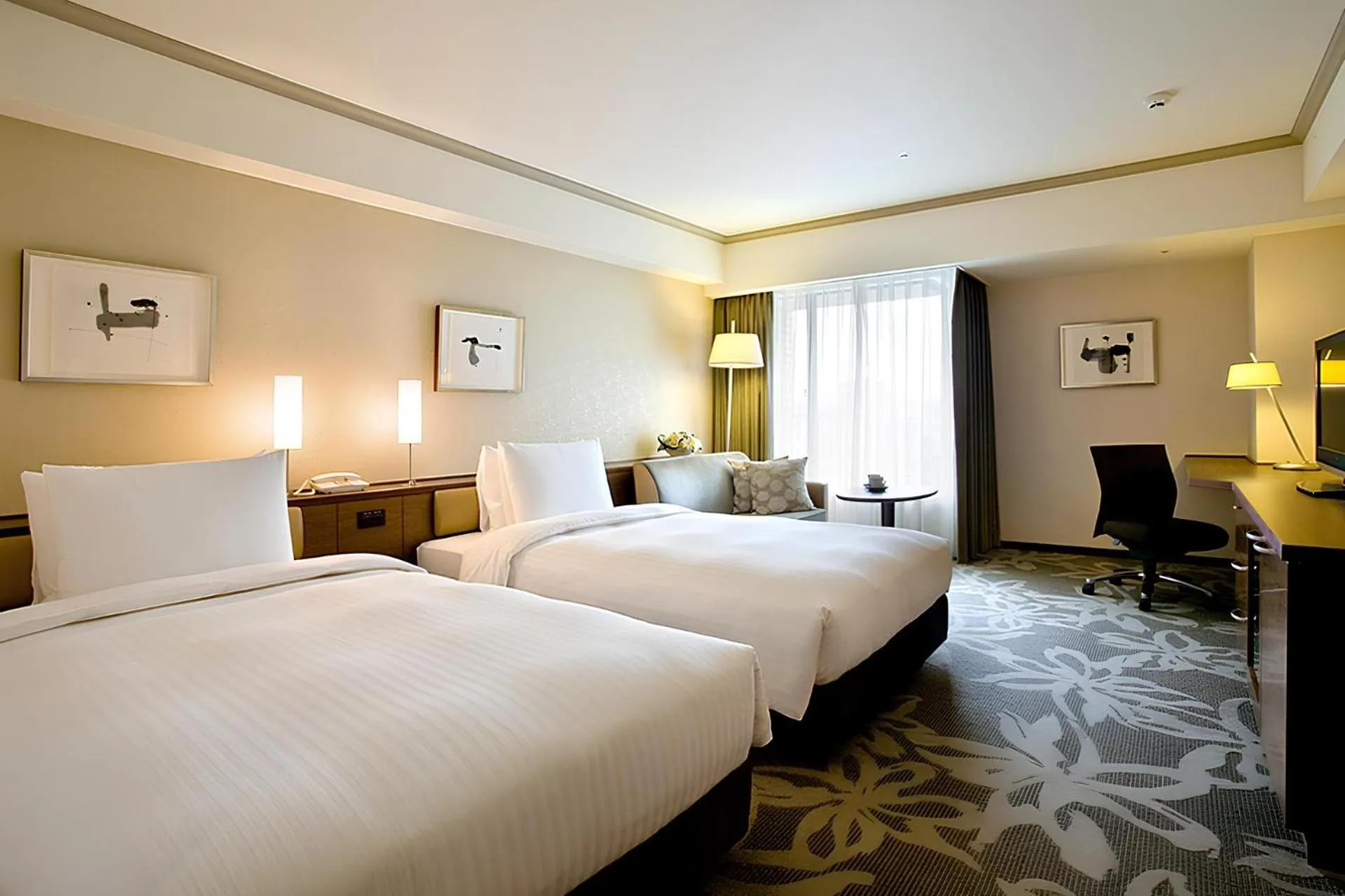 Photo of the whole room, Bed in Hotel Nikko Fukuoka