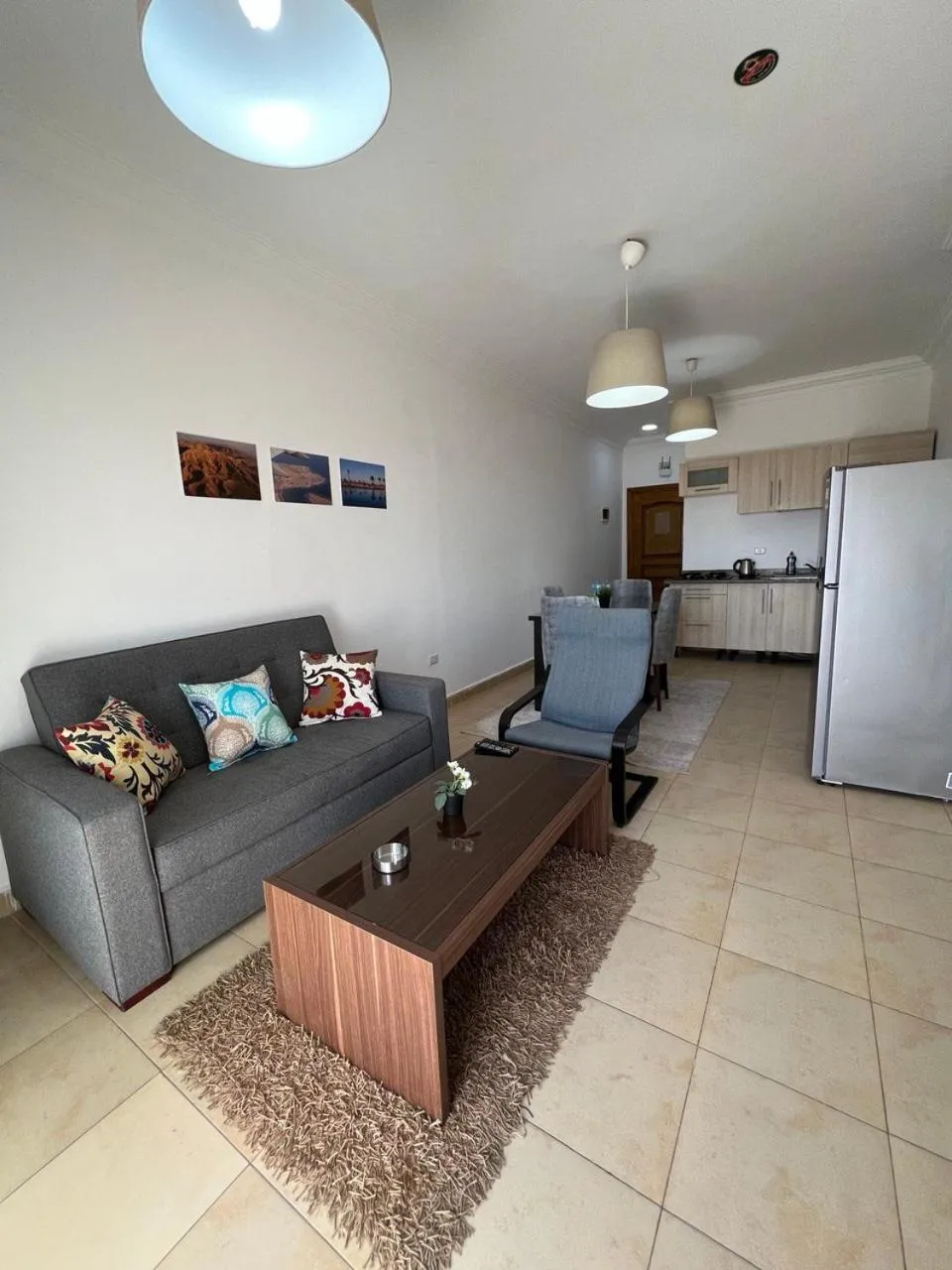 Living room in Lilly Apartments