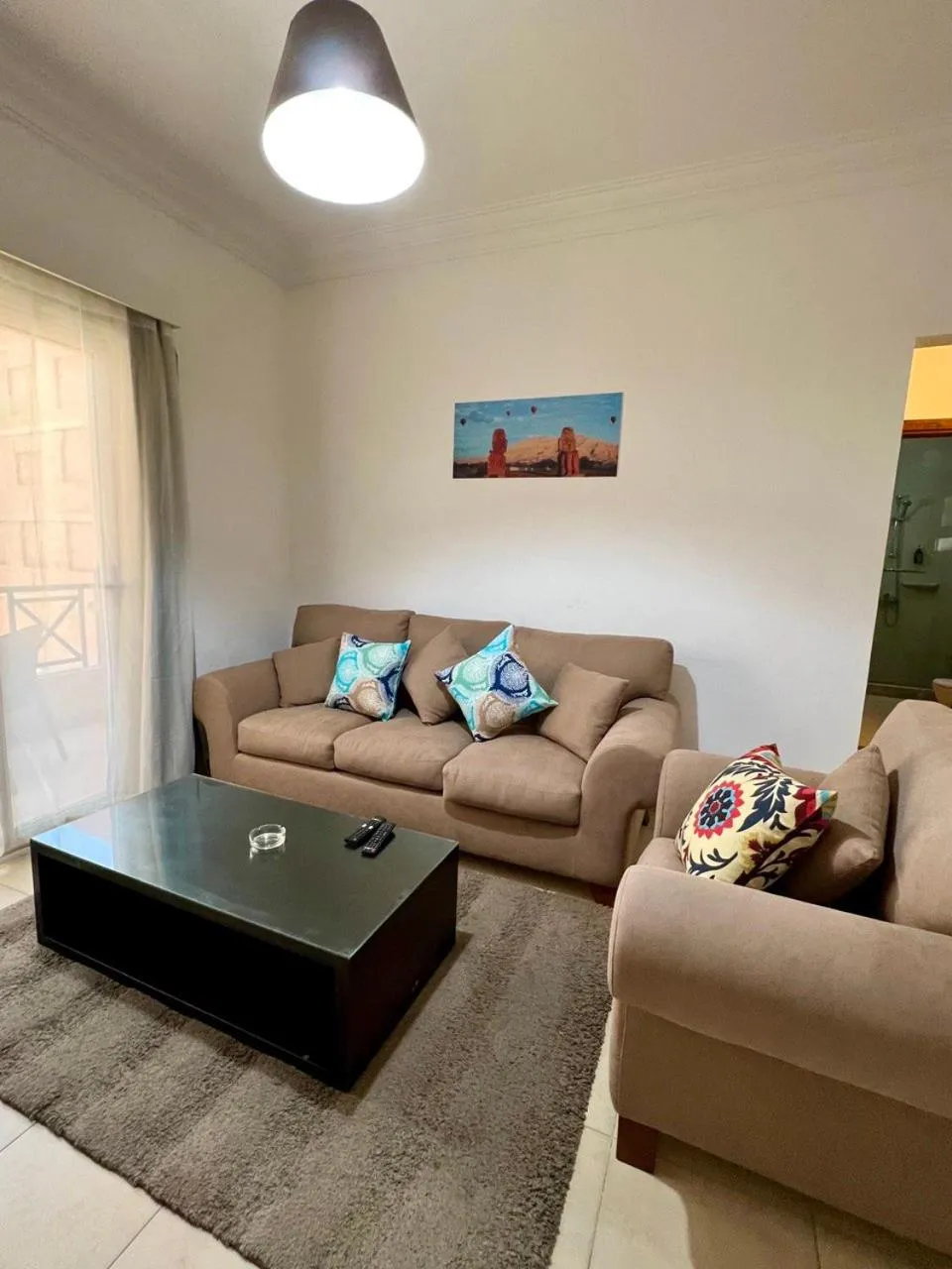 Living room in Lilly Apartments