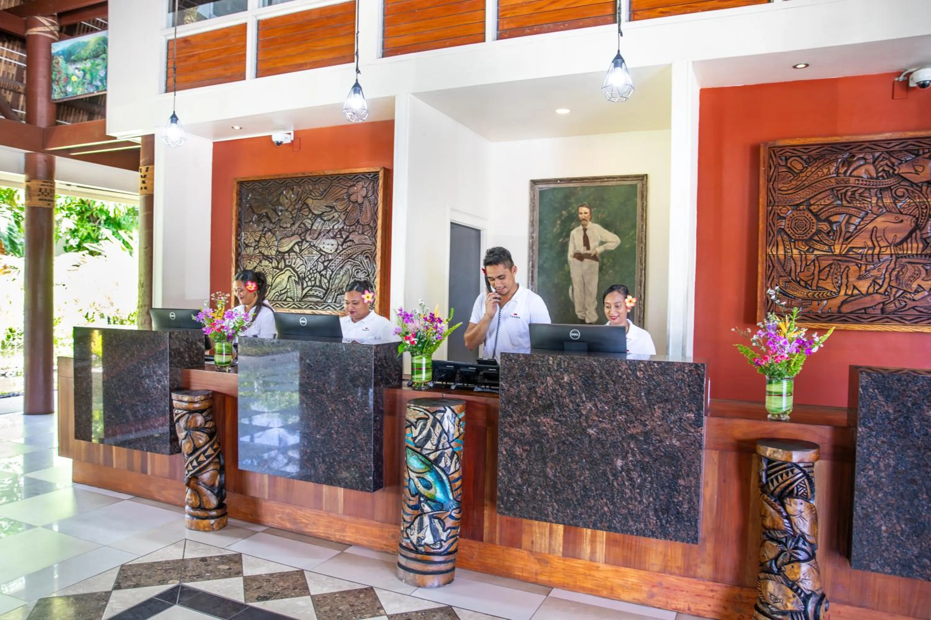 Lobby or reception in Tanoa Tusitala Hotel