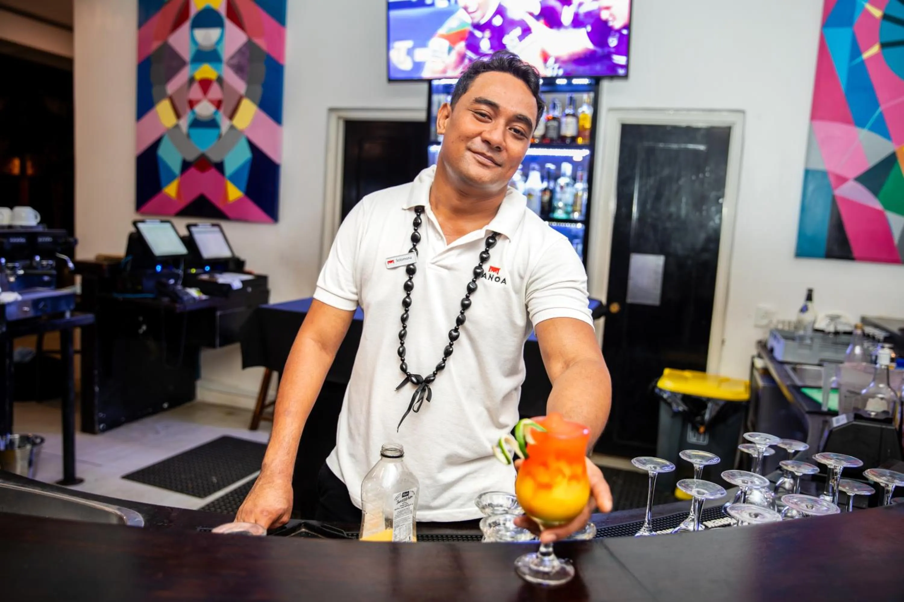 Lounge or bar in Tanoa Tusitala Hotel