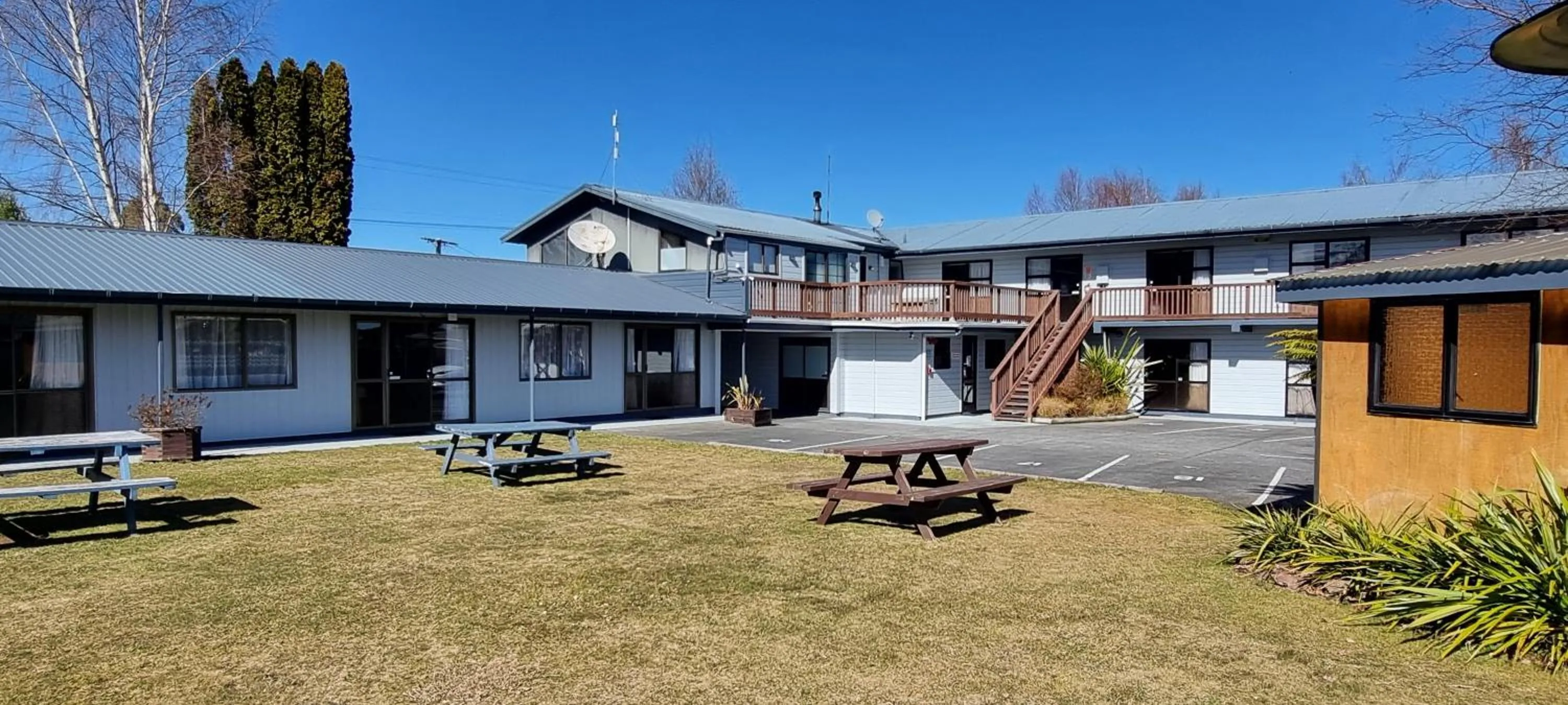 Property building in Ohakune Court Motel