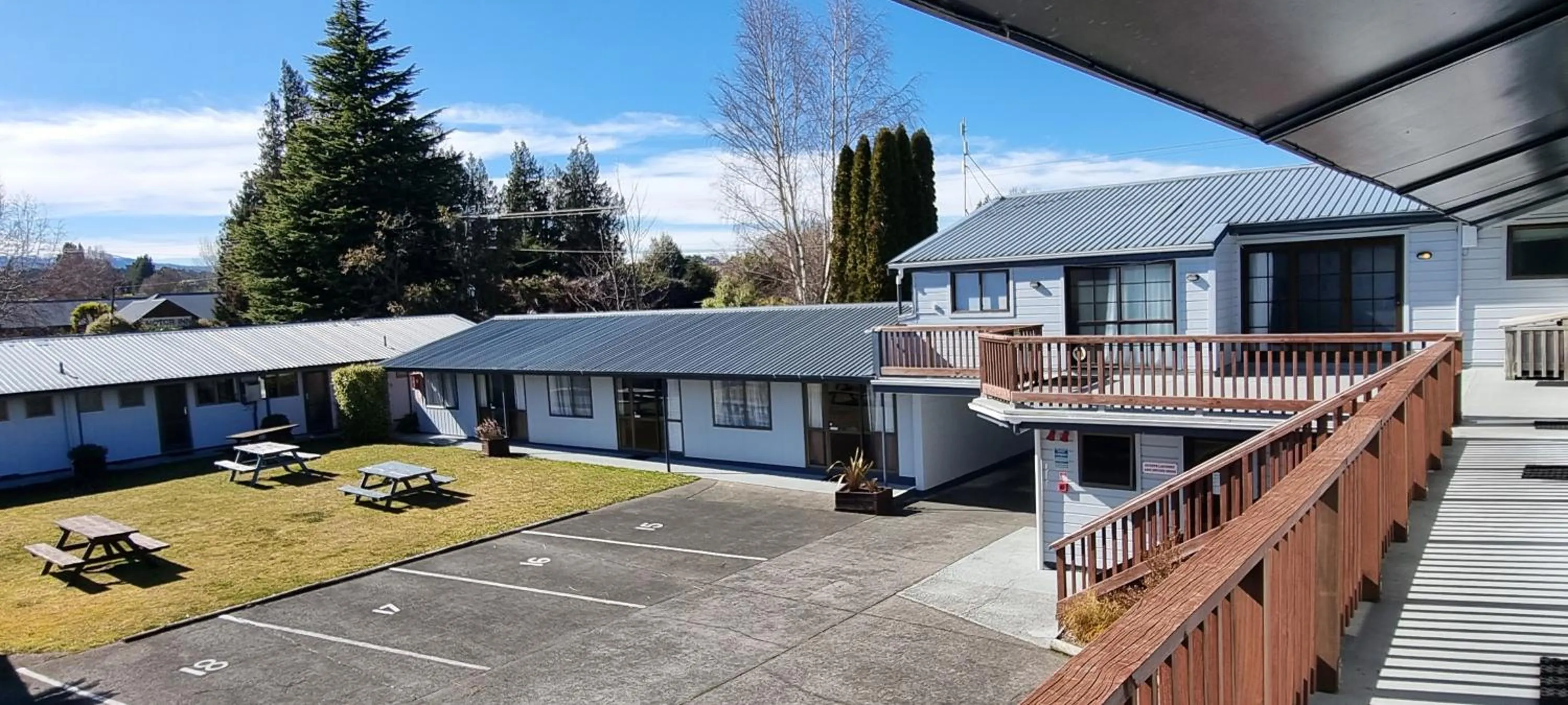 Property building in Ohakune Court Motel