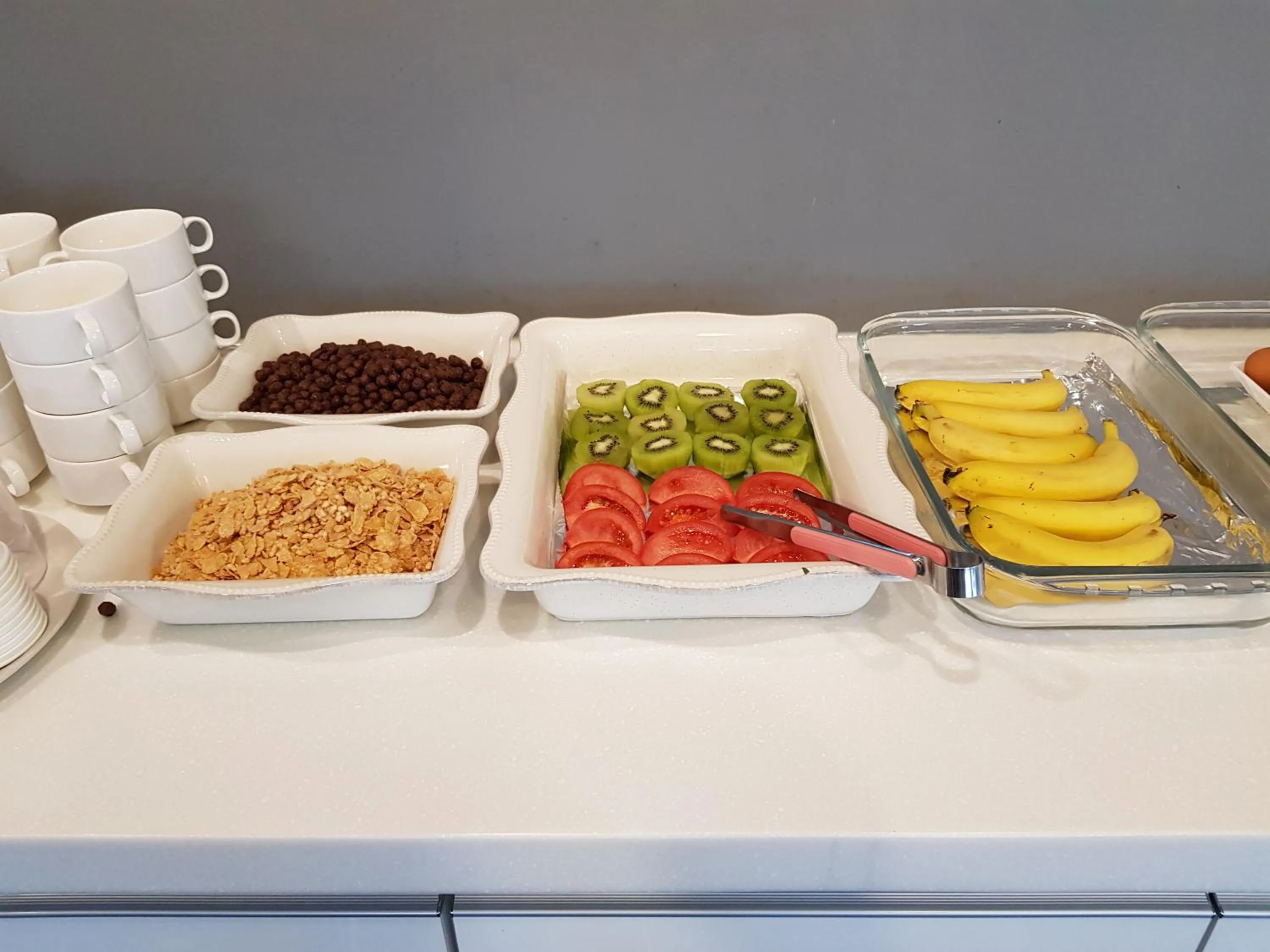 American breakfast in Maison de Geoje