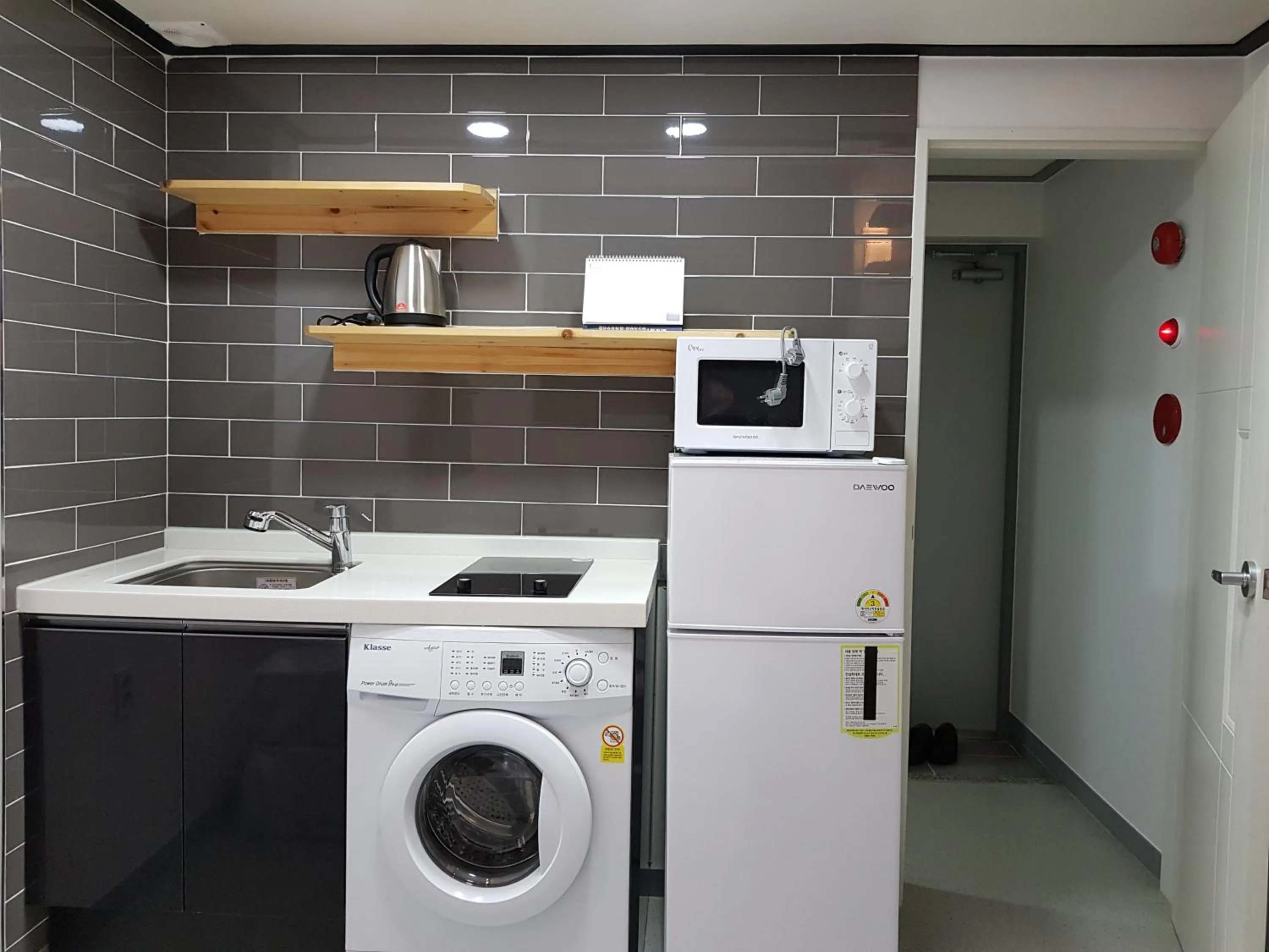 Kitchen or kitchenette in Maison de Geoje