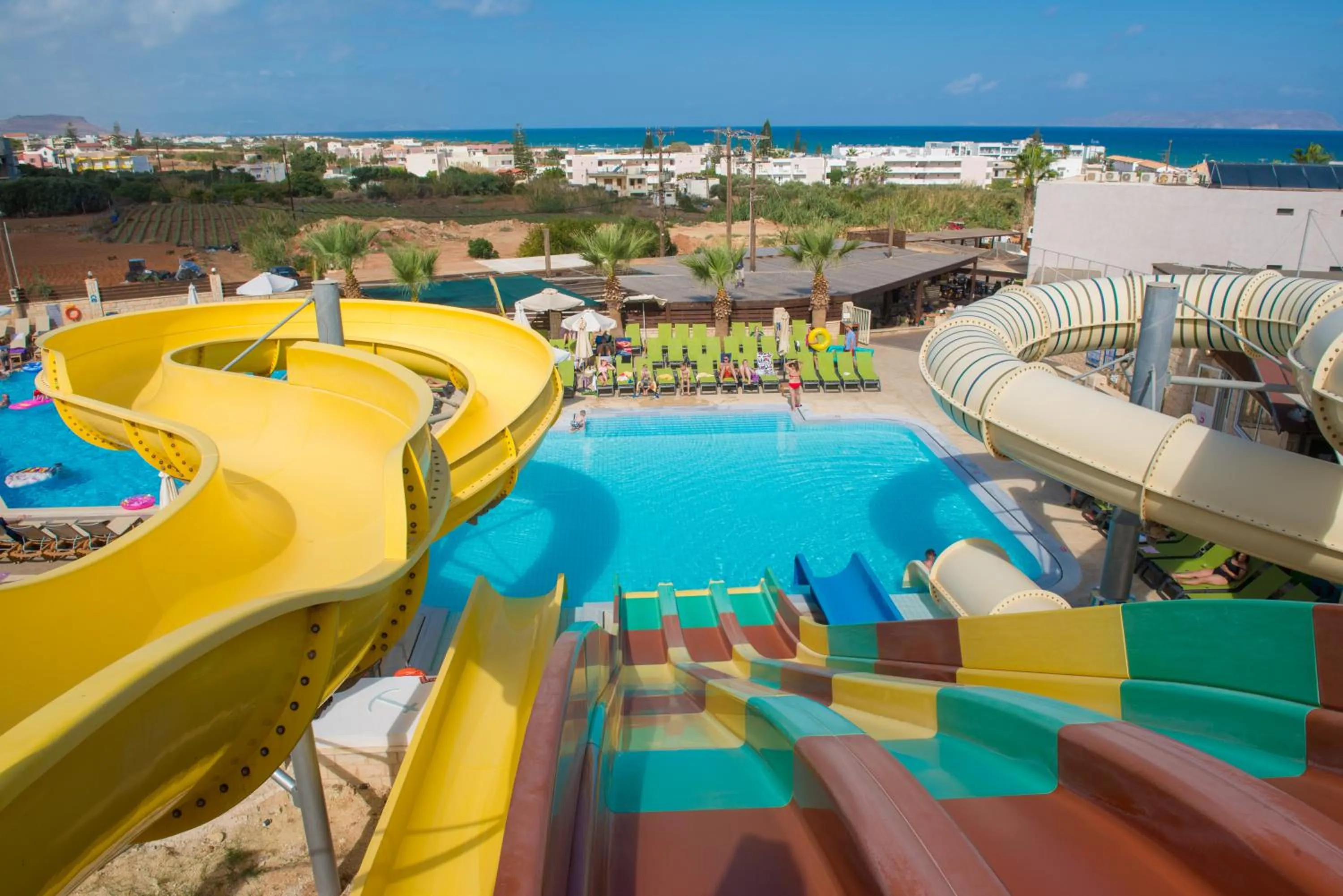 Aqua park in Gouves Waterpark Holiday Resort
