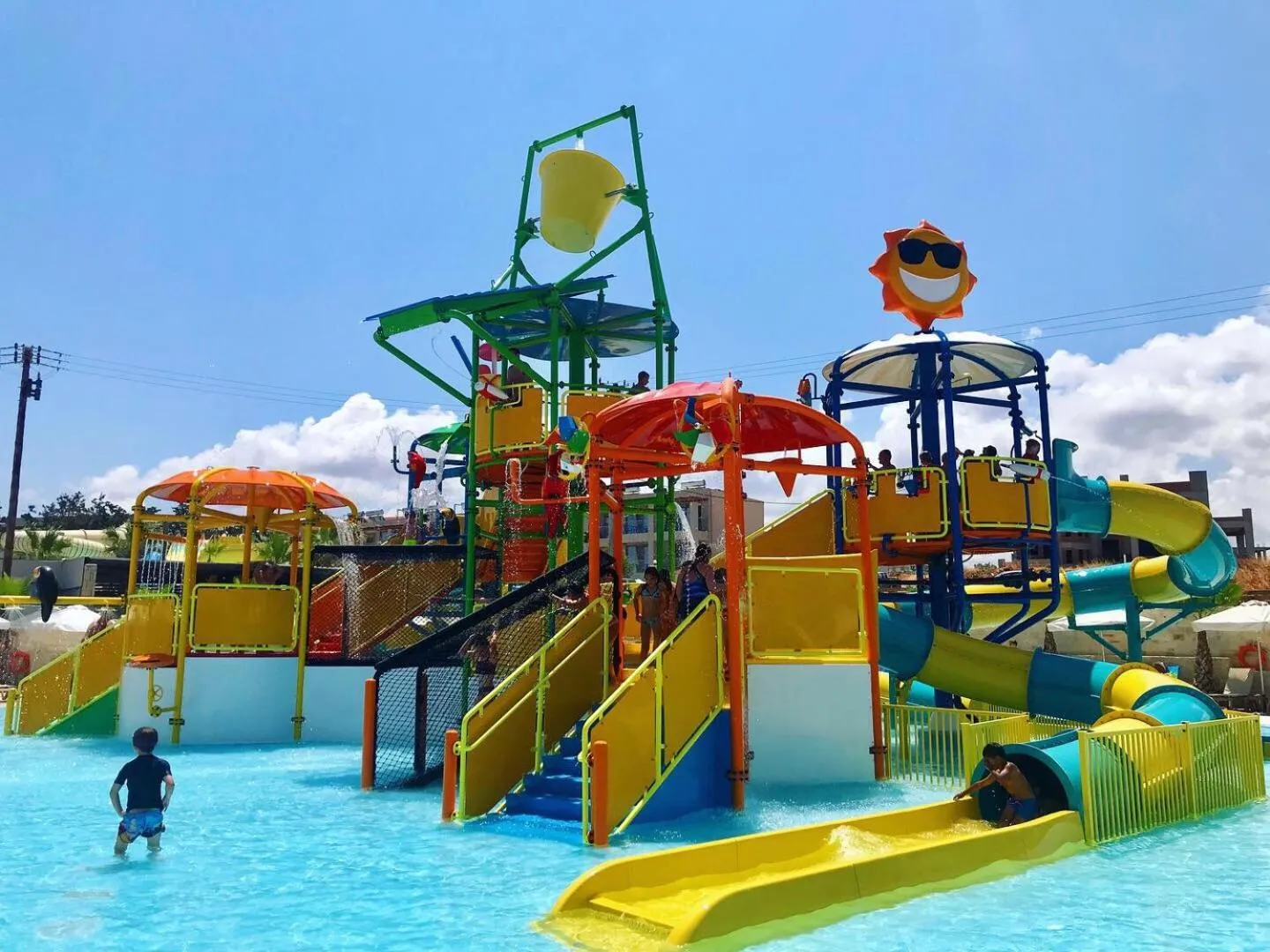 Aqua park in Gouves Waterpark Holiday Resort