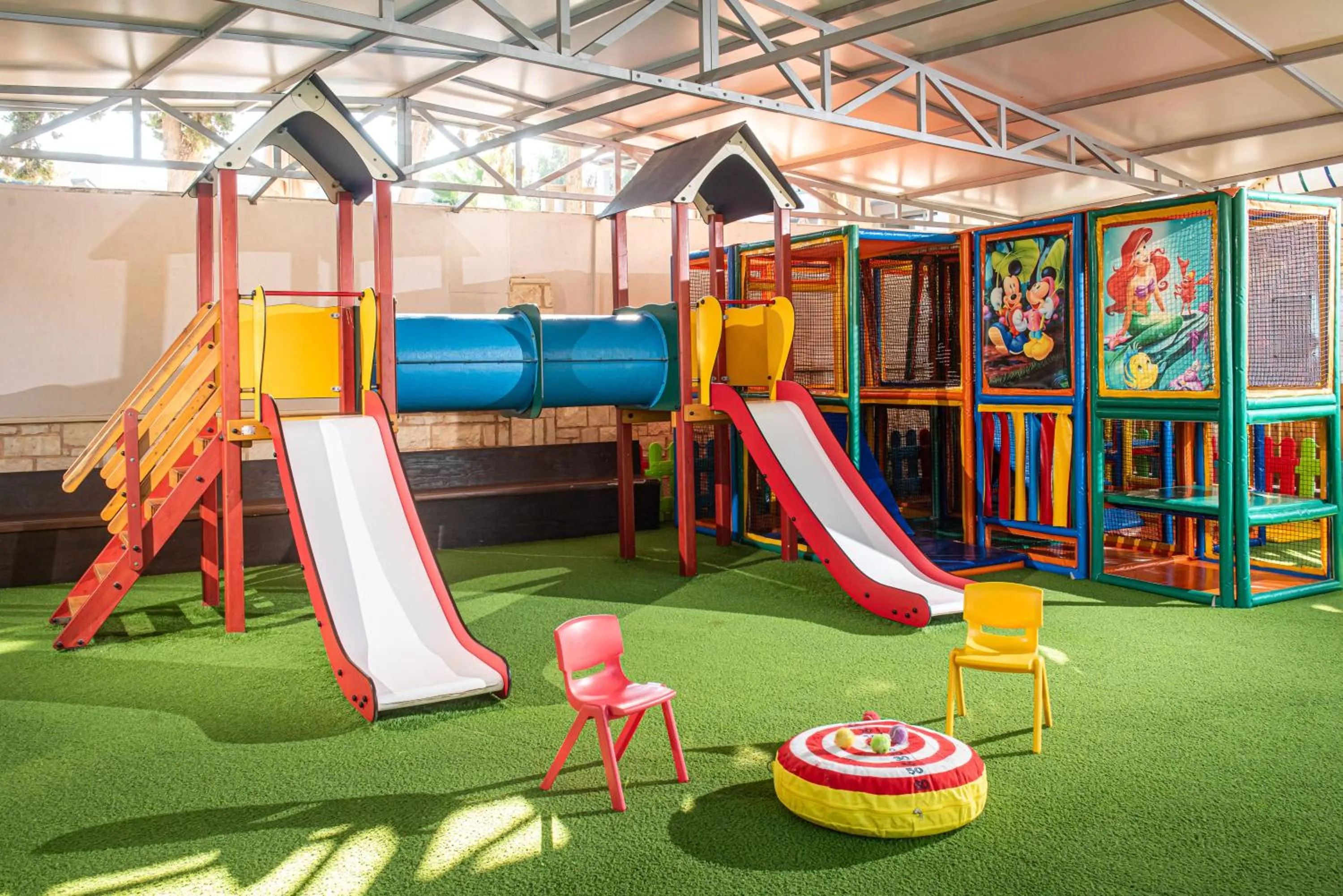 Children play ground in Gouves Waterpark Holiday Resort