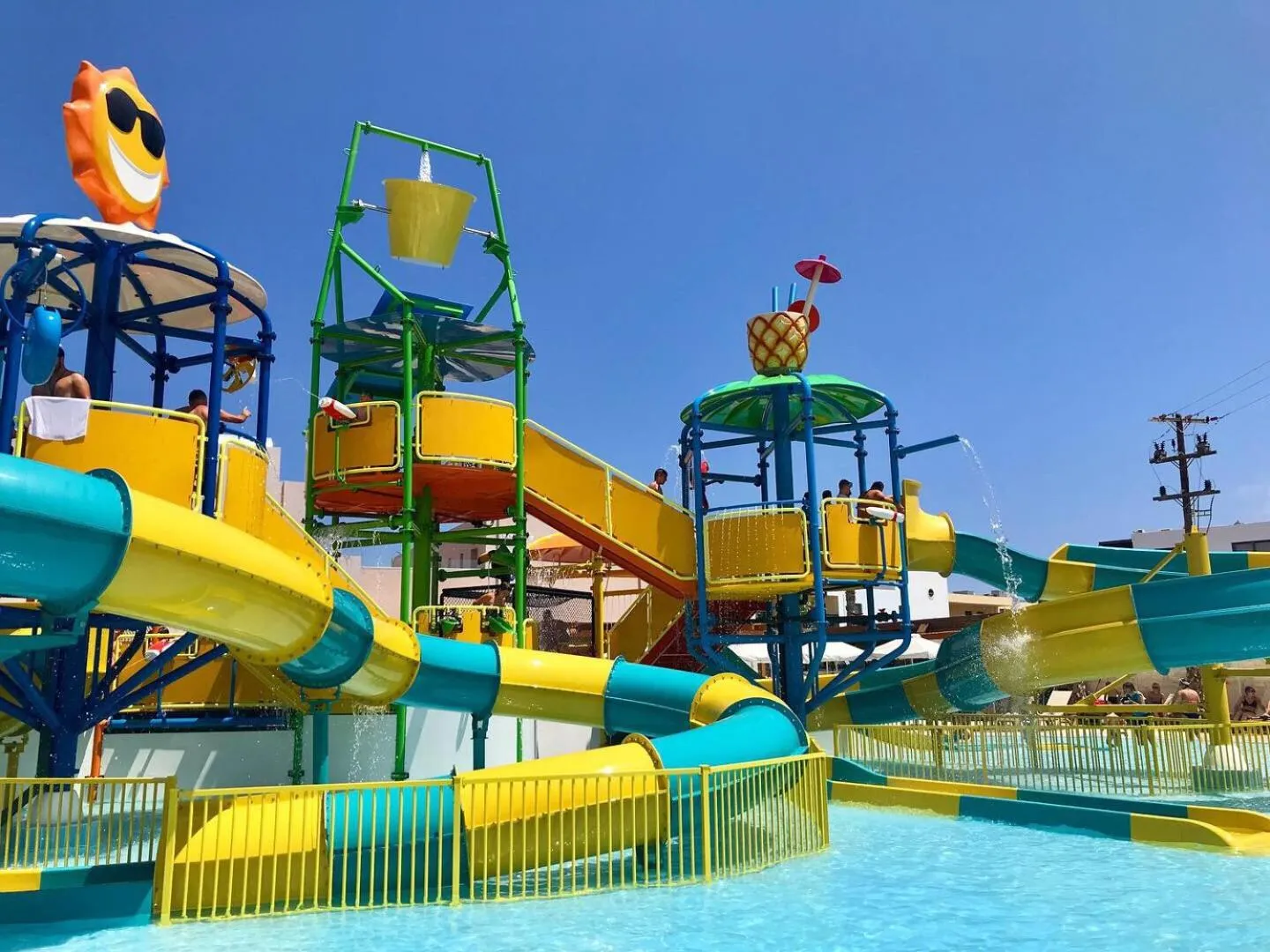 Aqua park in Gouves Waterpark Holiday Resort