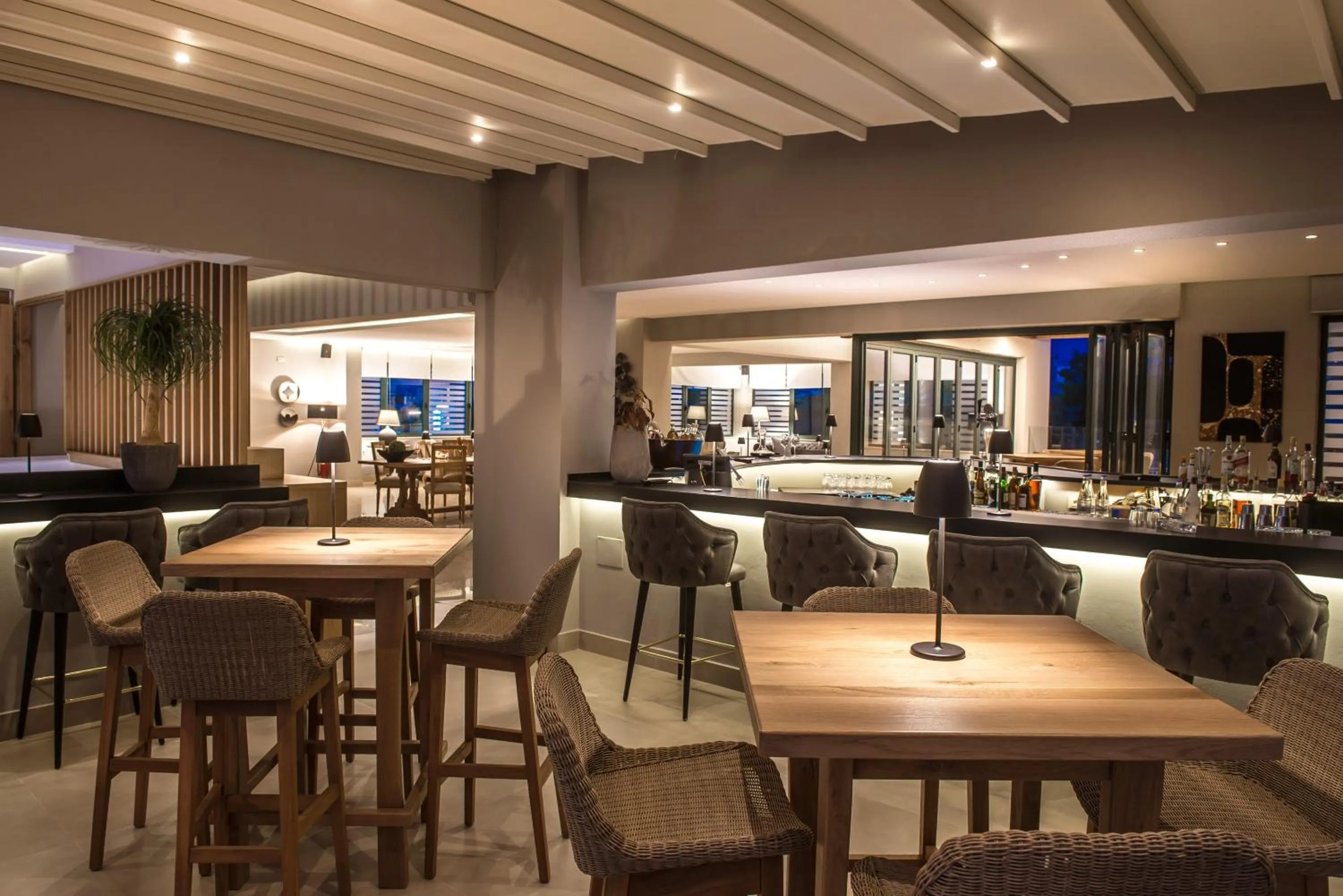 Lounge or bar in Gouves Waterpark Holiday Resort