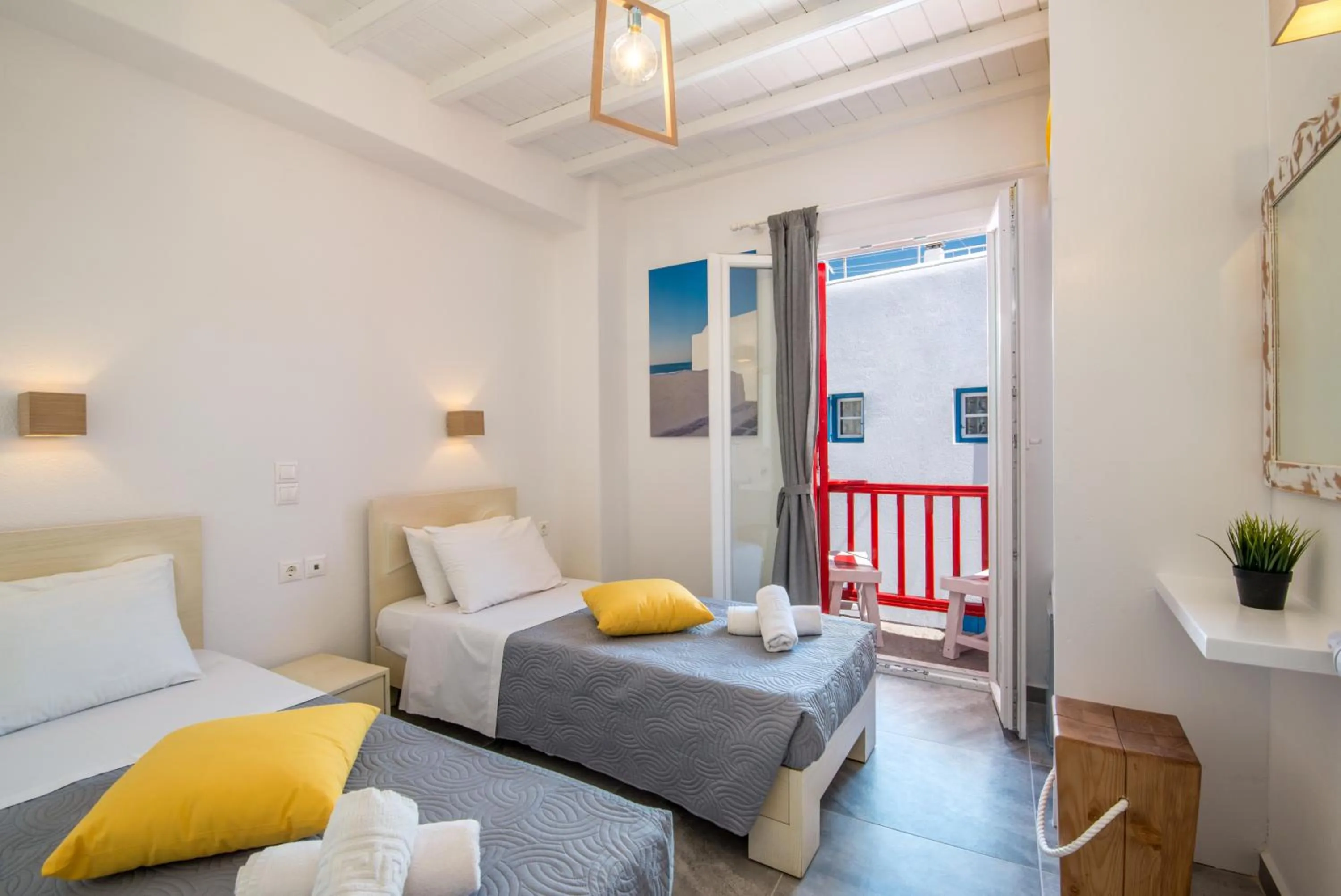 Decorative detail, Bed in Orpheas Rooms