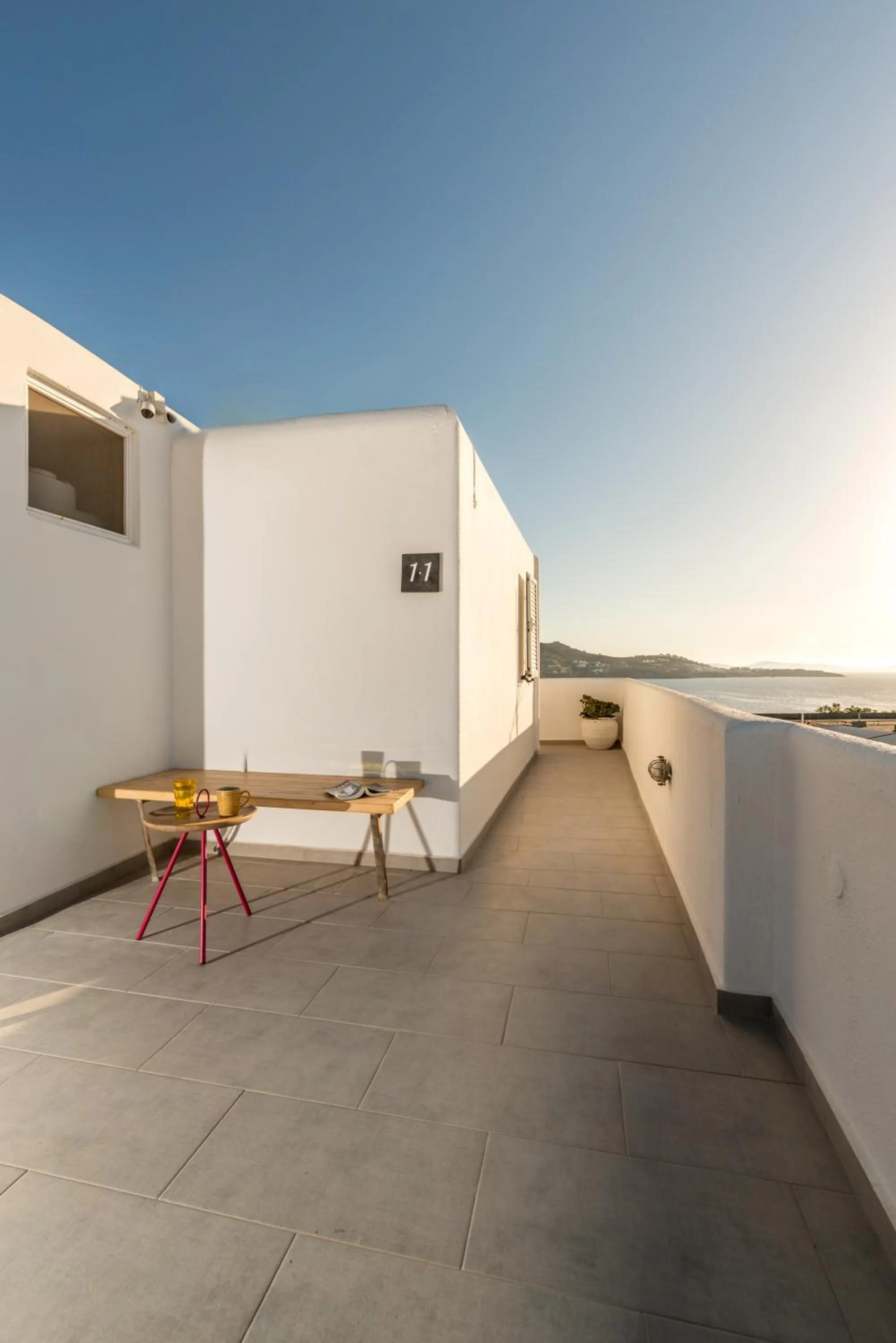 Sunset in Orpheas Rooms