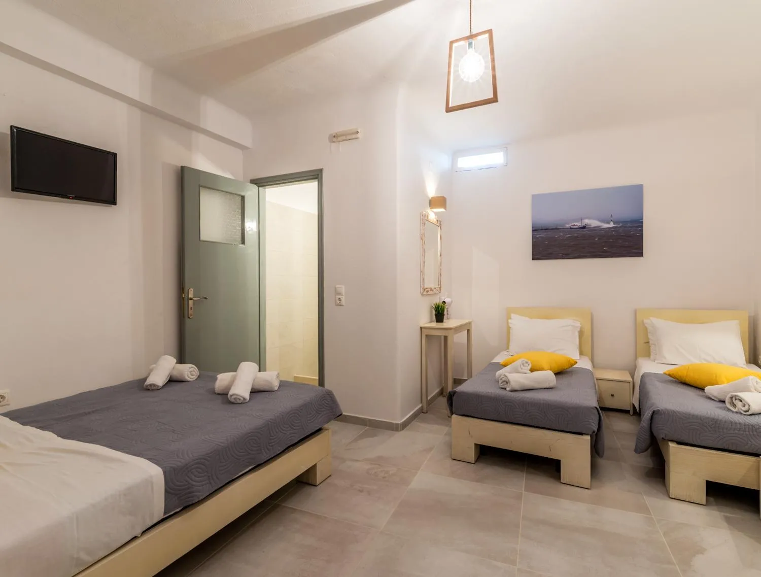 Bed in Orpheas Rooms