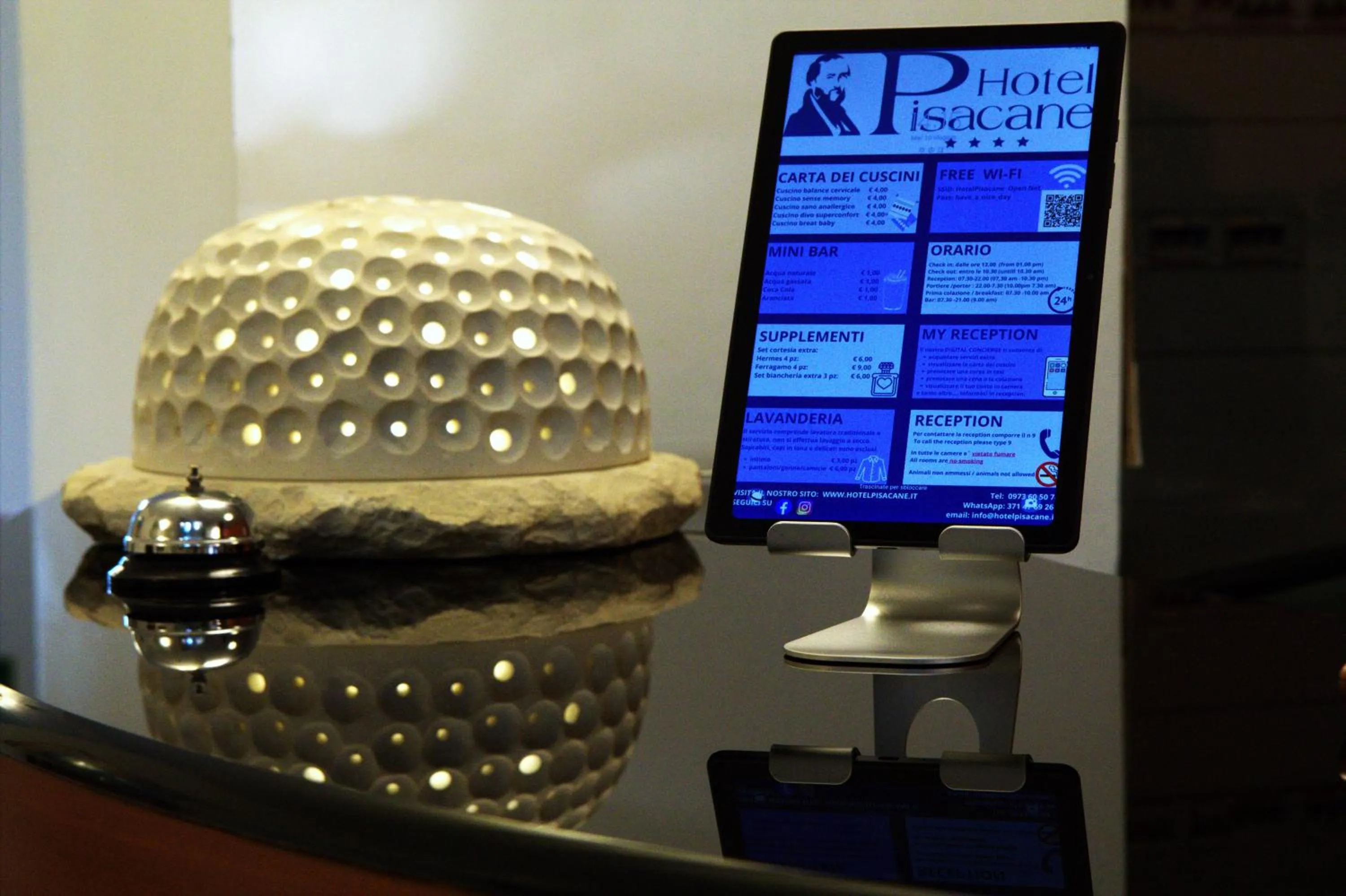 Lobby or reception in Hotel Pisacane