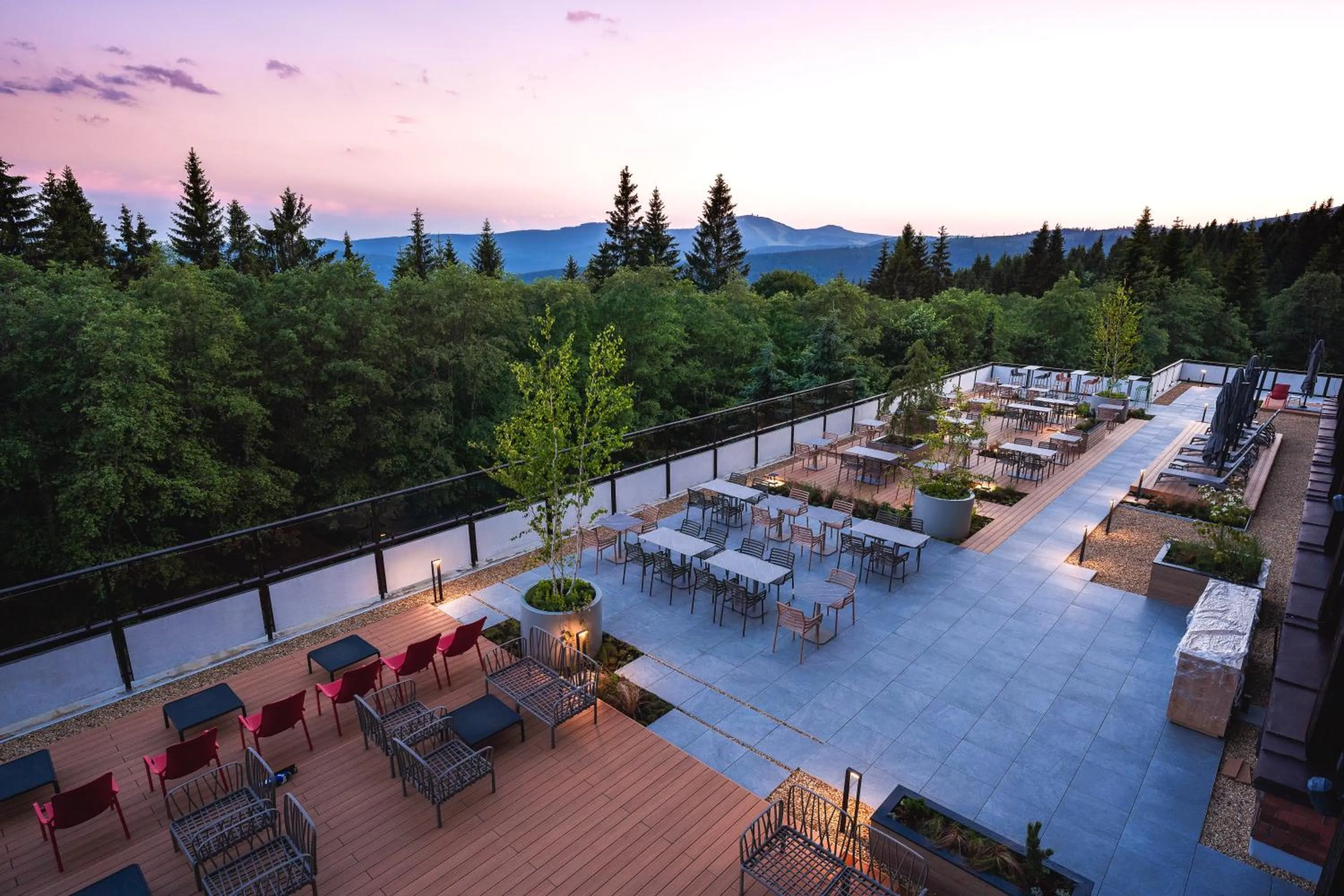 Mountain view in OREA Resort Horizont Šumava