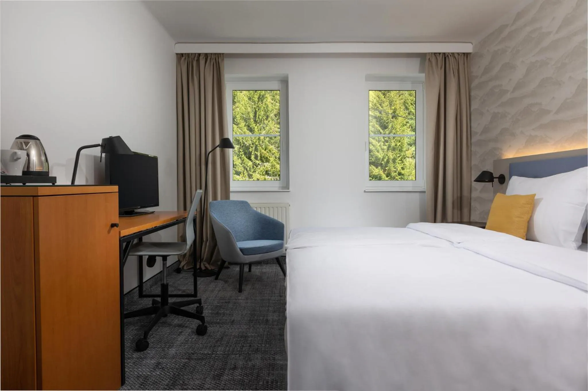 Bed in OREA Hotel Špičák Šumava