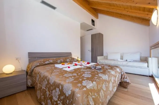 Bed in Paradiso del lago