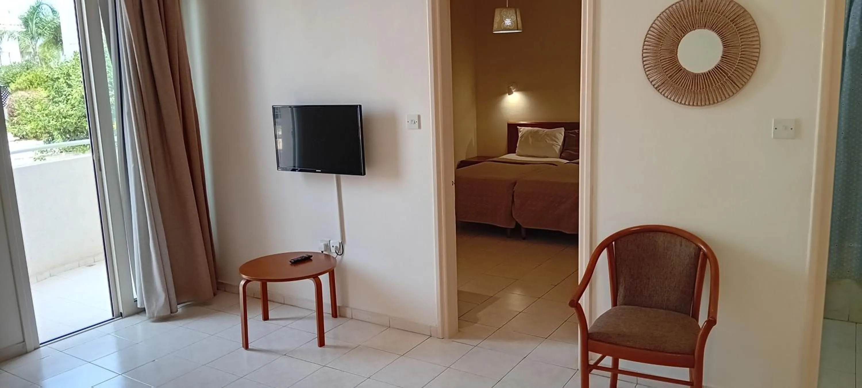 Bed in Mandalena Hotel Apartments