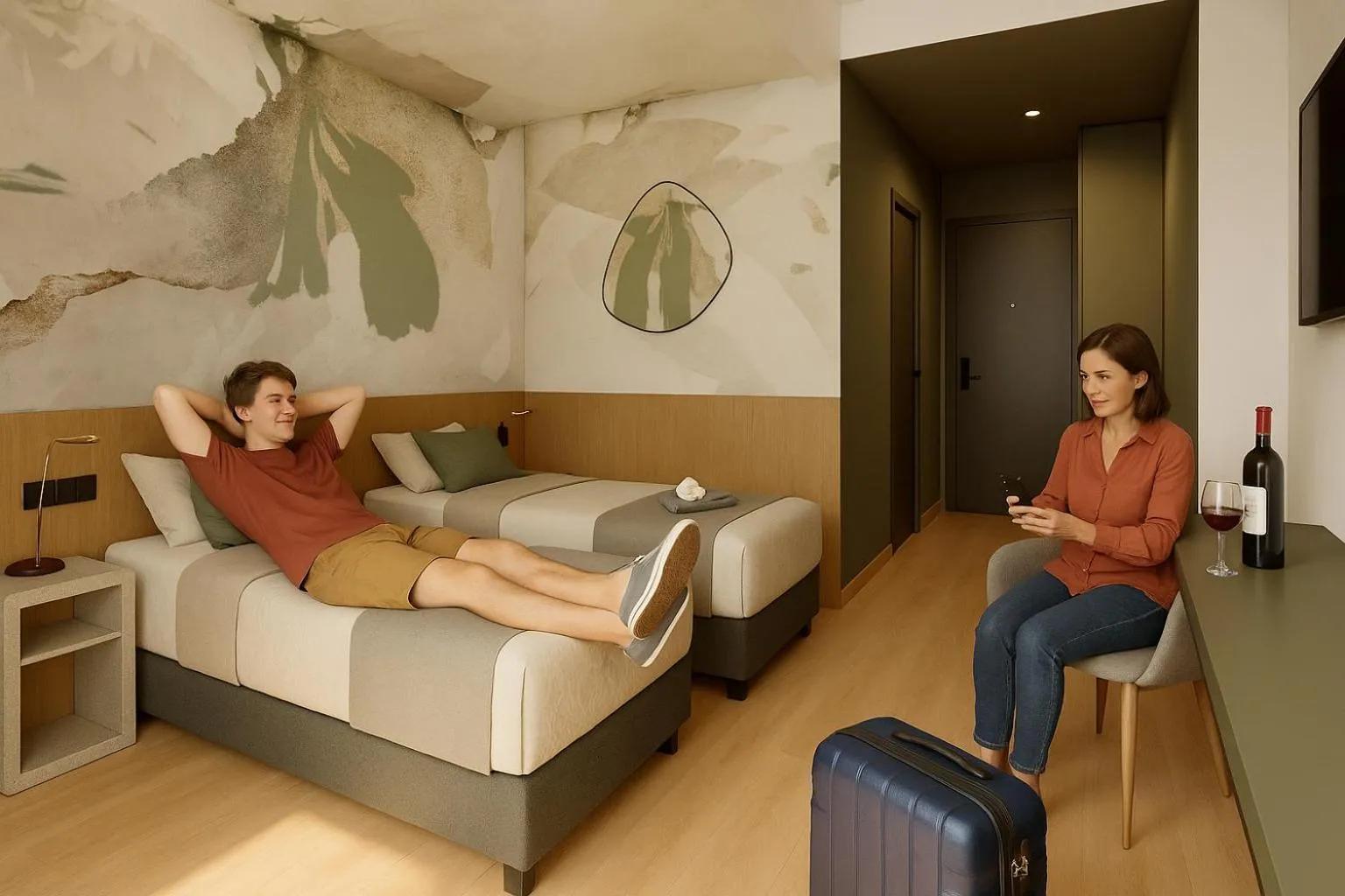 Bedroom in Hotel Degenija