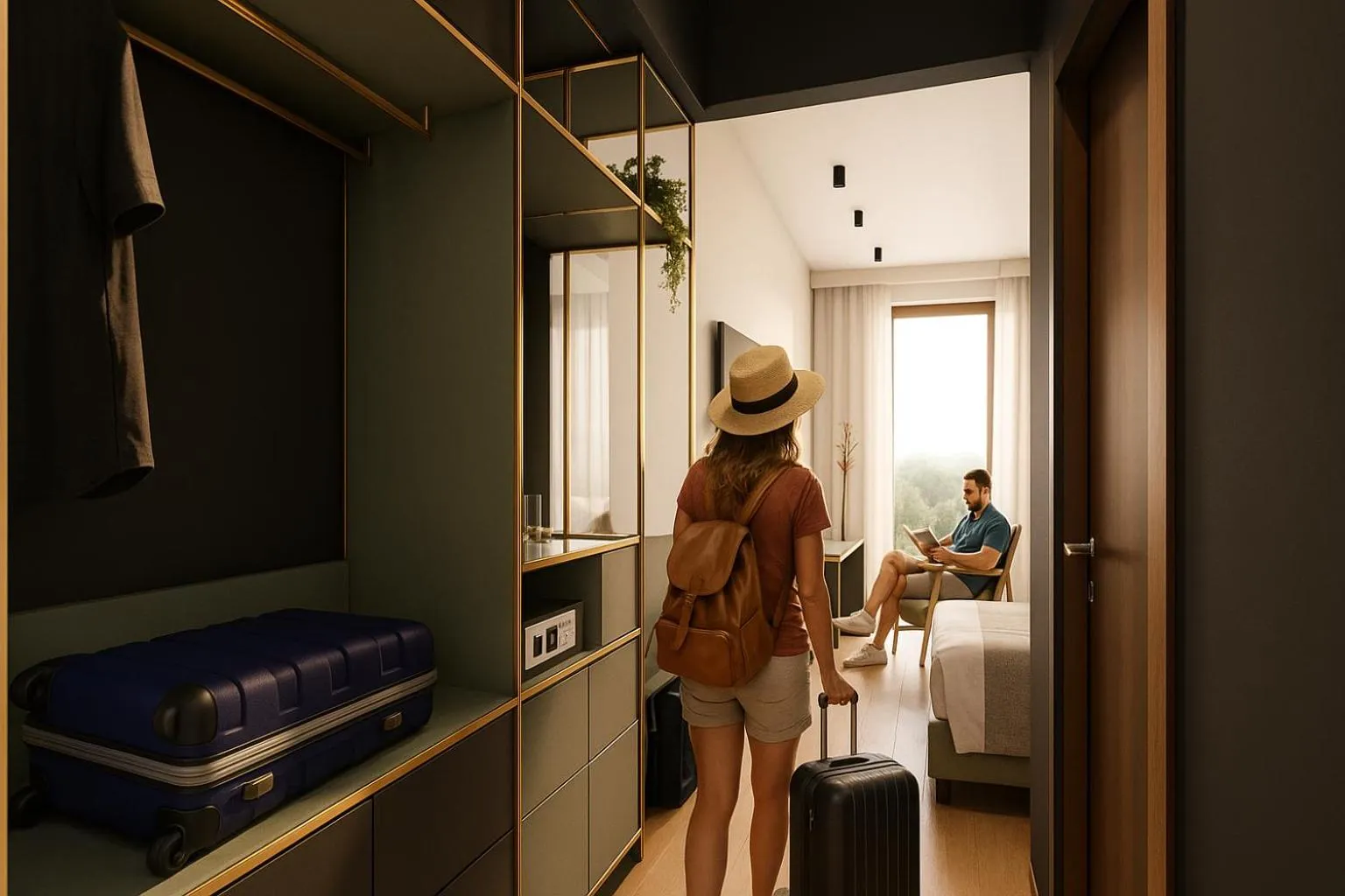 People in Hotel Degenija