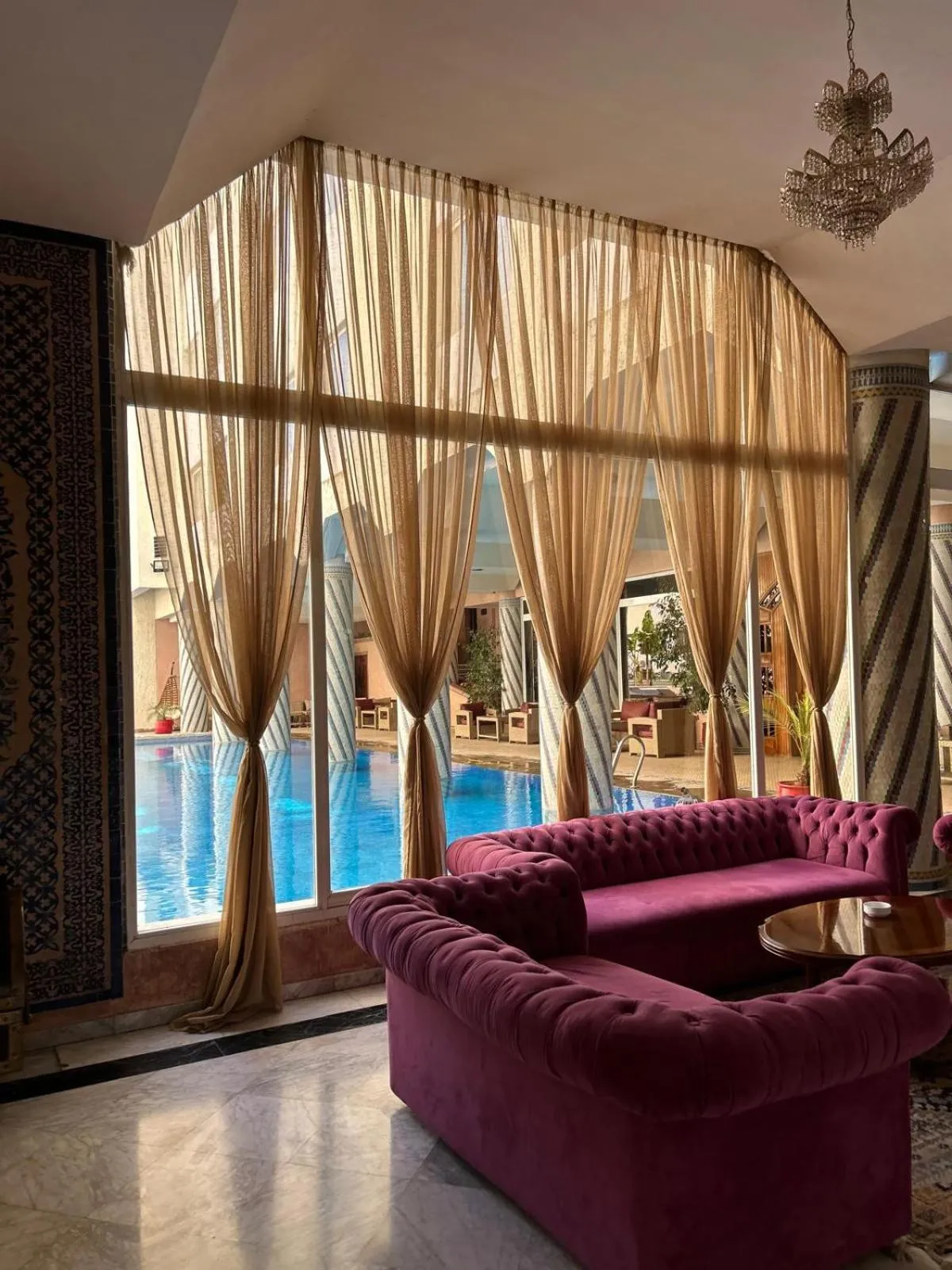 Swimming pool in Zalagh Parc Palace