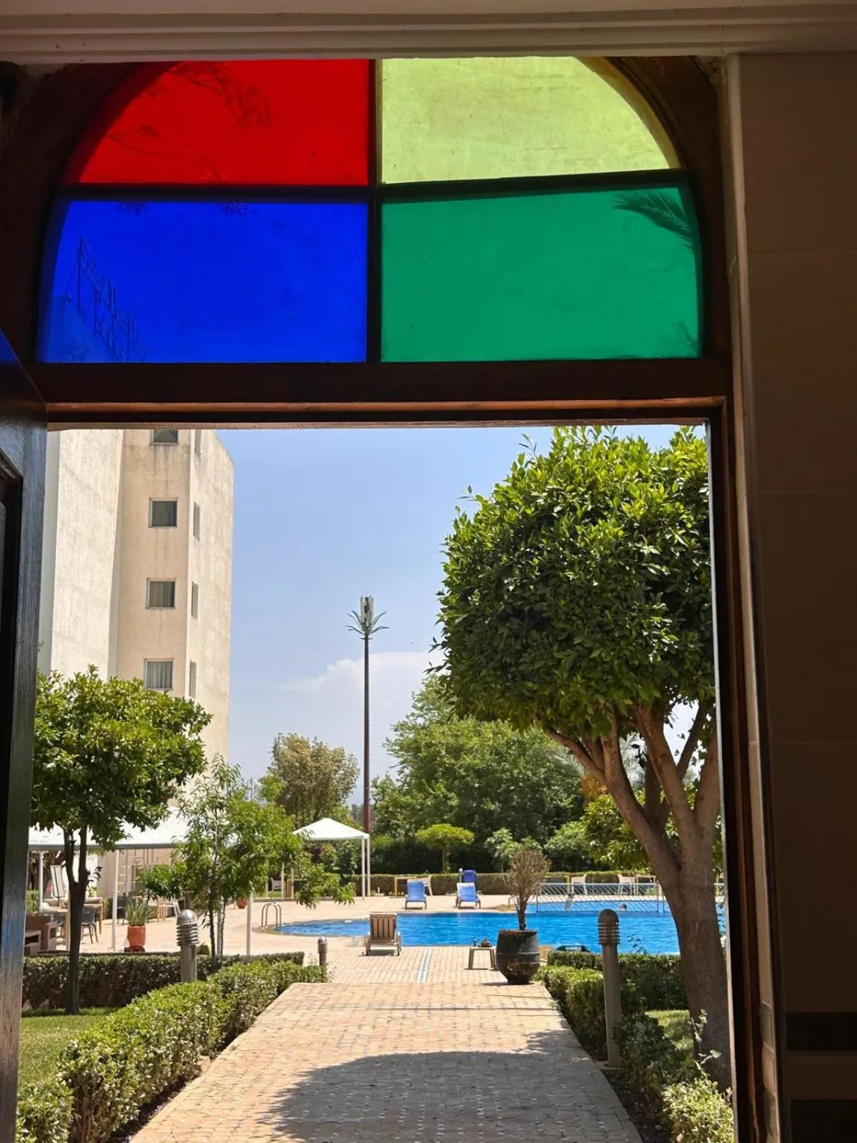 Swimming pool in Zalagh Parc Palace