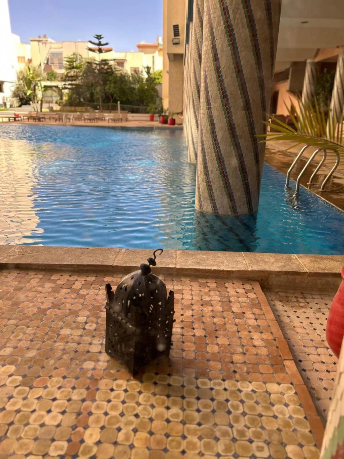 Swimming pool in Zalagh Parc Palace