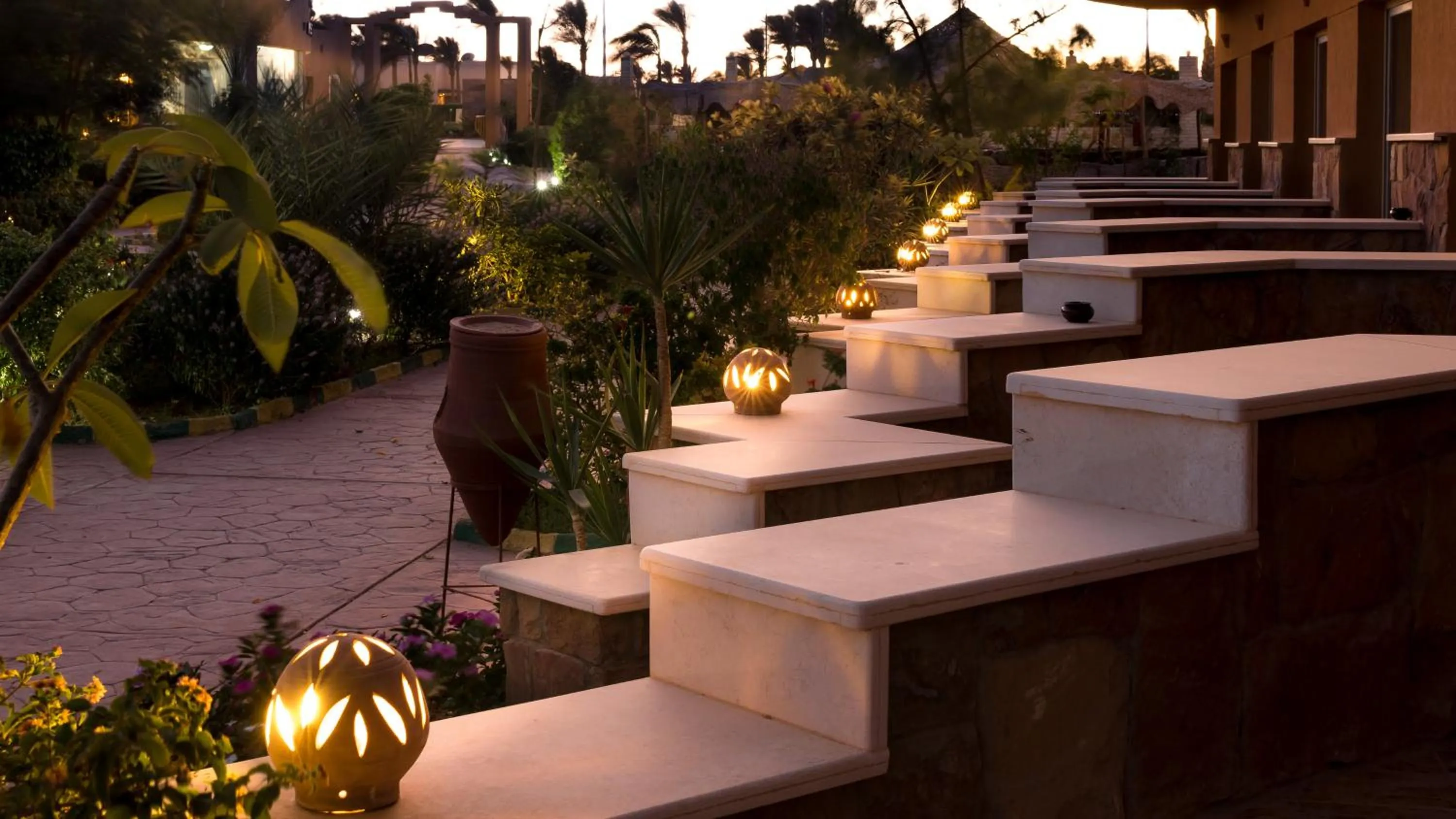 Patio in Silver Beach Boutique Hotel