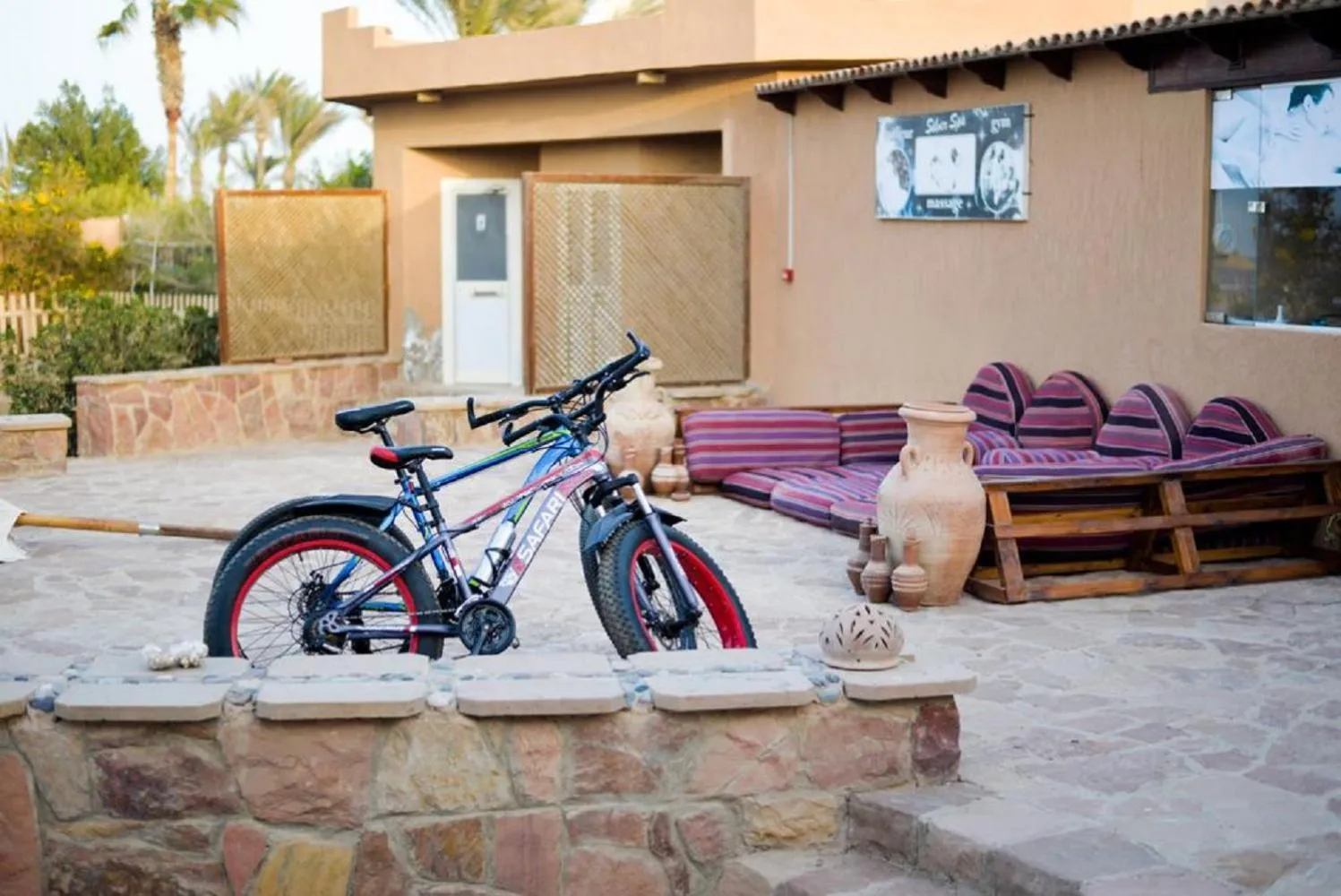 Patio in Silver Beach Boutique Hotel