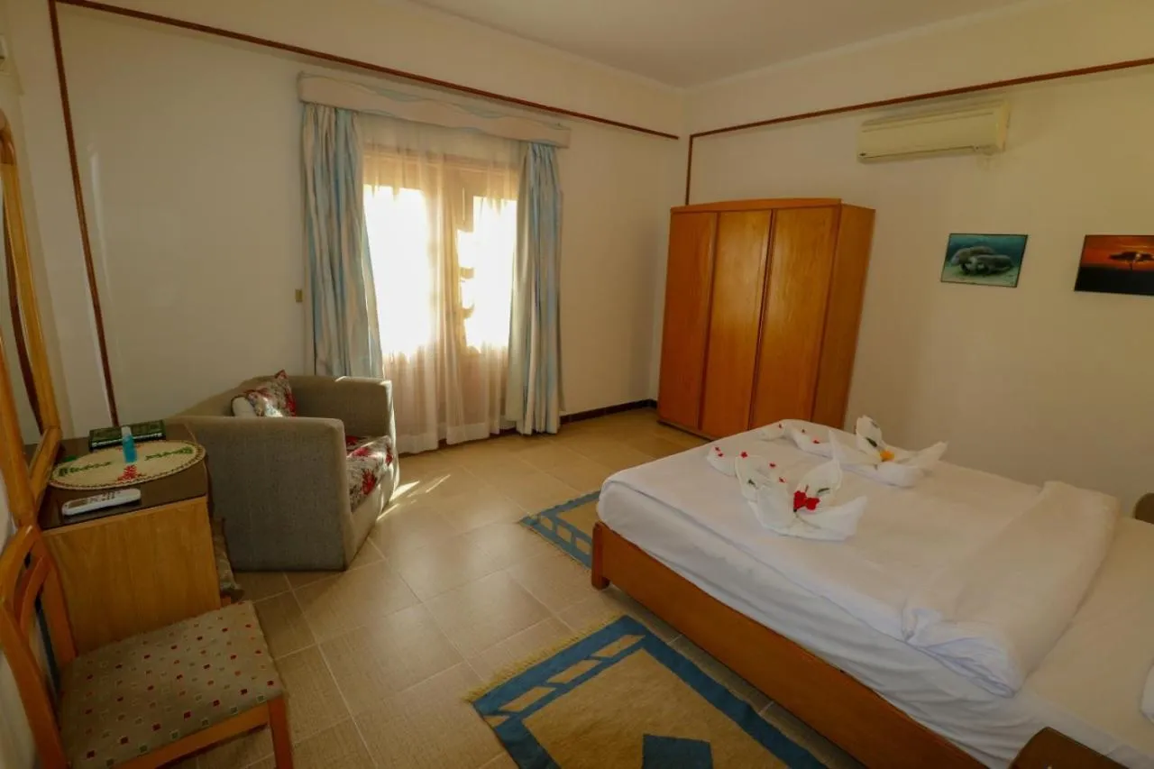 Bed in Acacia Dahab Hotel