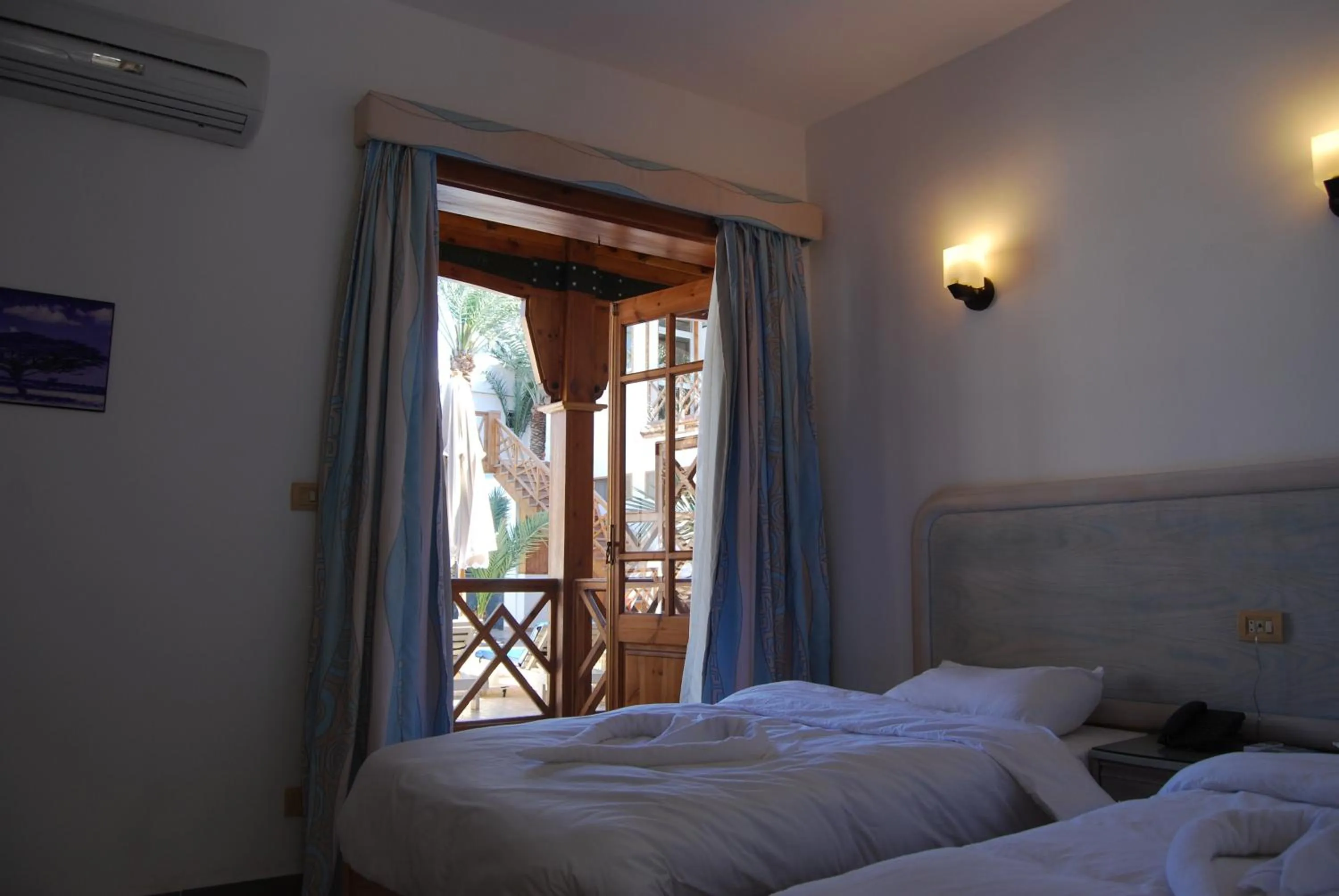 Bed in Acacia Dahab Hotel