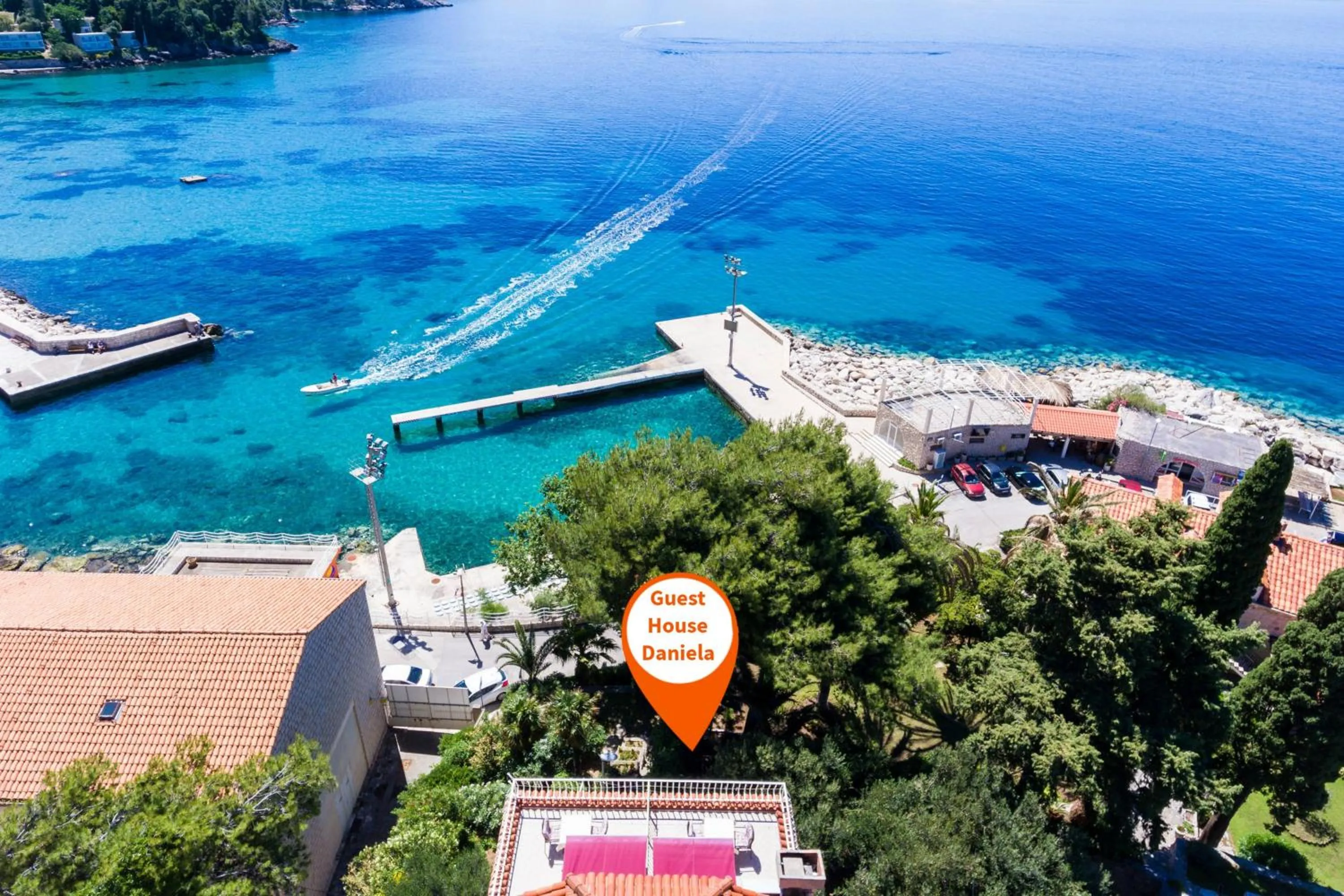 Bird's eye view in Guest House Daniela