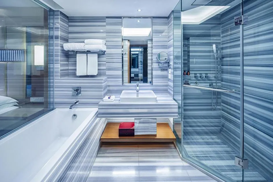 Bathroom in Galaxy minyoun Chengdu Hotel