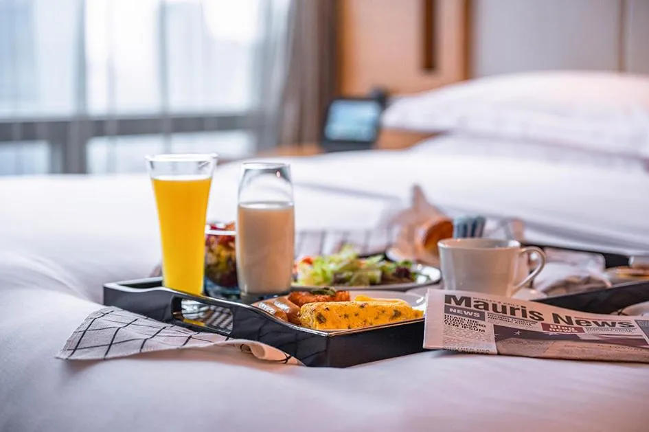 Food, Bed in Galaxy minyoun Chengdu Hotel