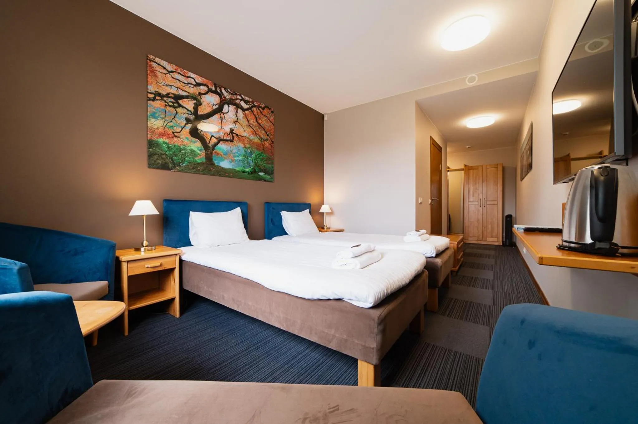 Bed in Comfort Hotel Kuldiga