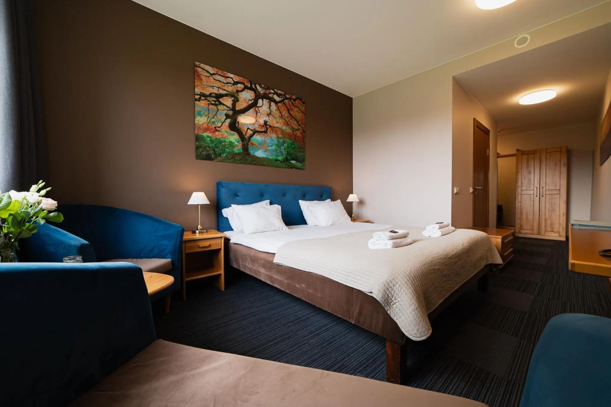 Bed in Comfort Hotel Kuldiga