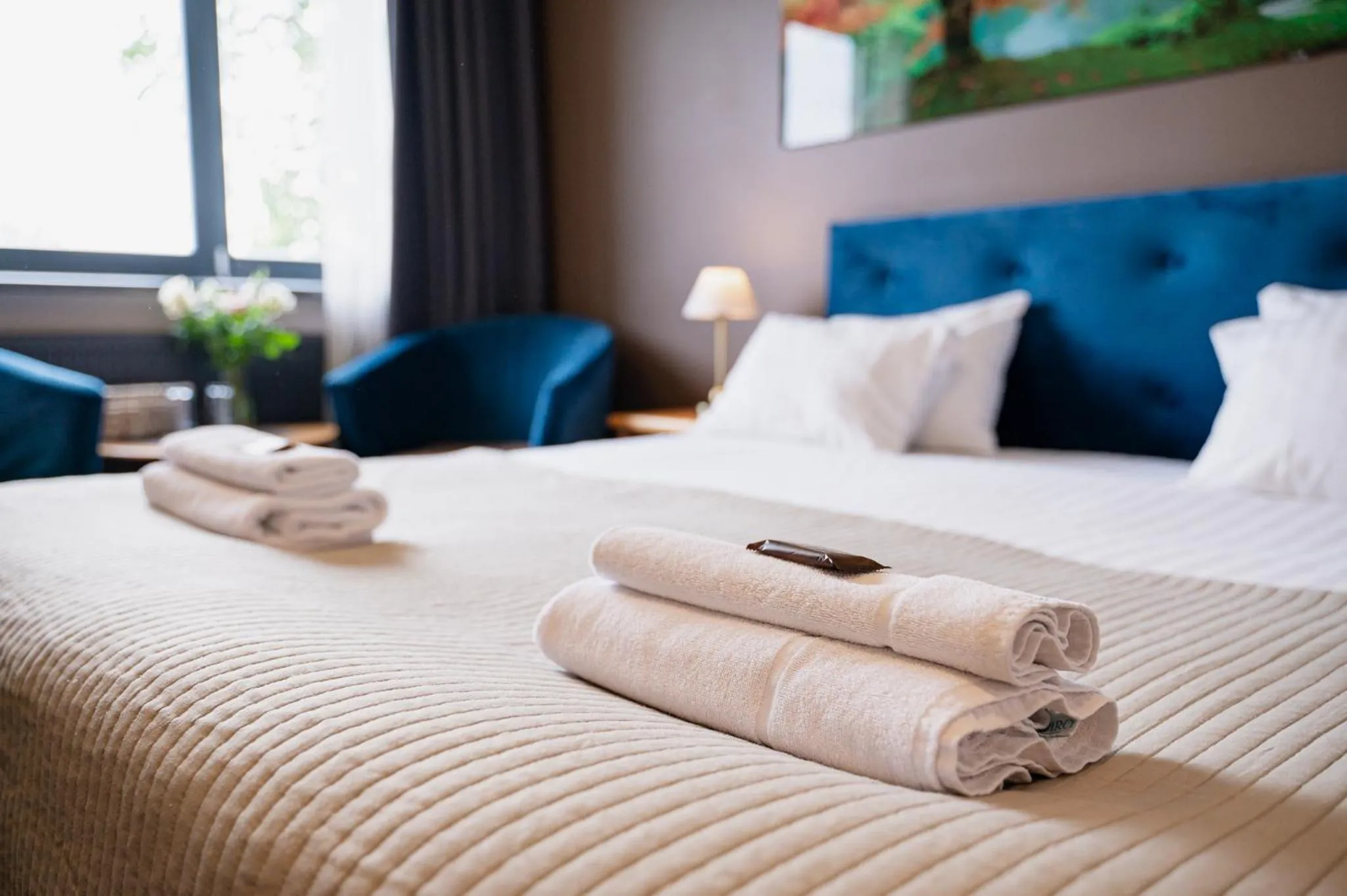 Bed in Comfort Hotel Kuldiga