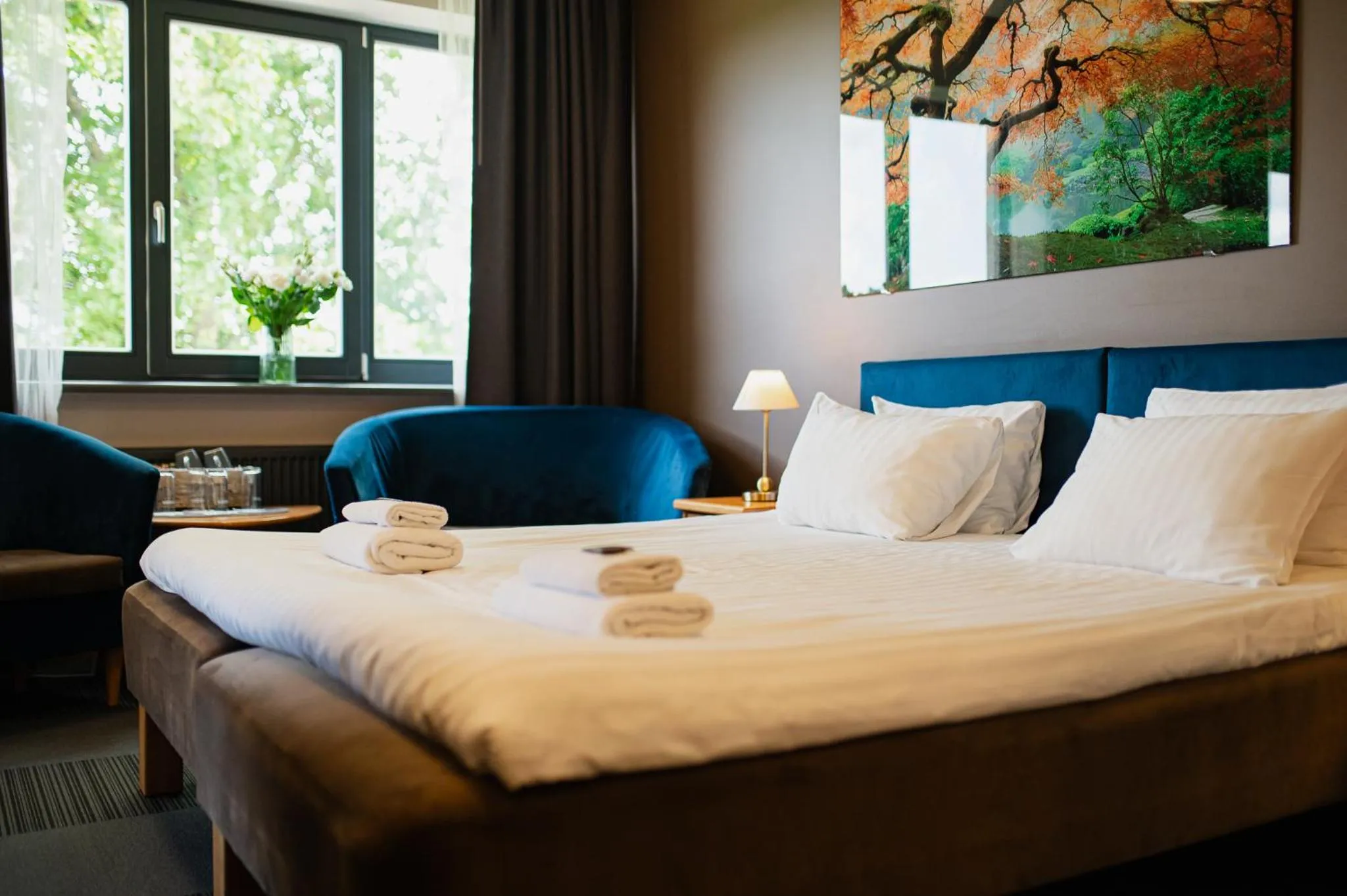 Bed in Comfort Hotel Kuldiga