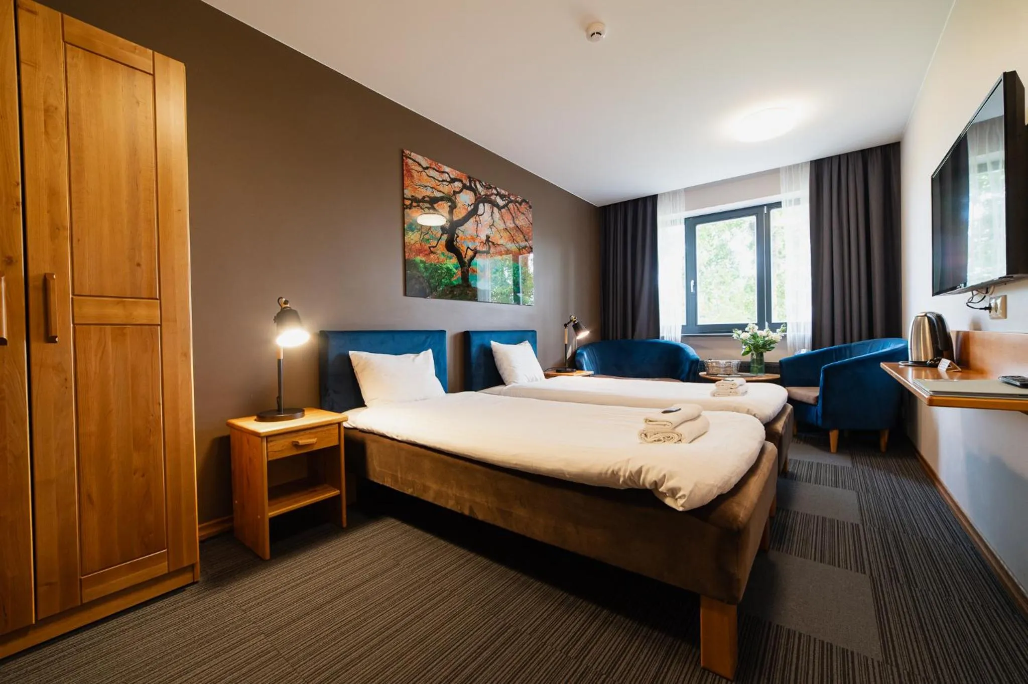 Bed in Comfort Hotel Kuldiga