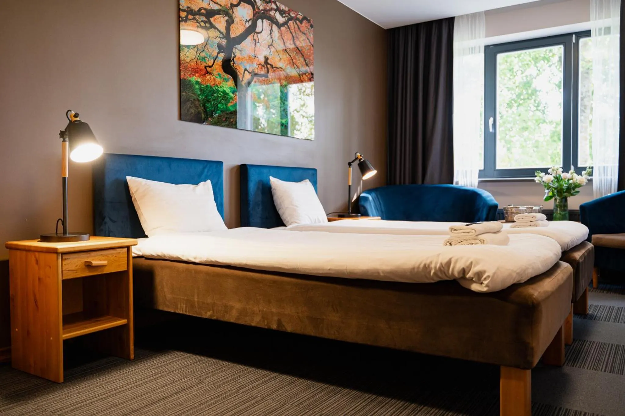 Bed in Comfort Hotel Kuldiga