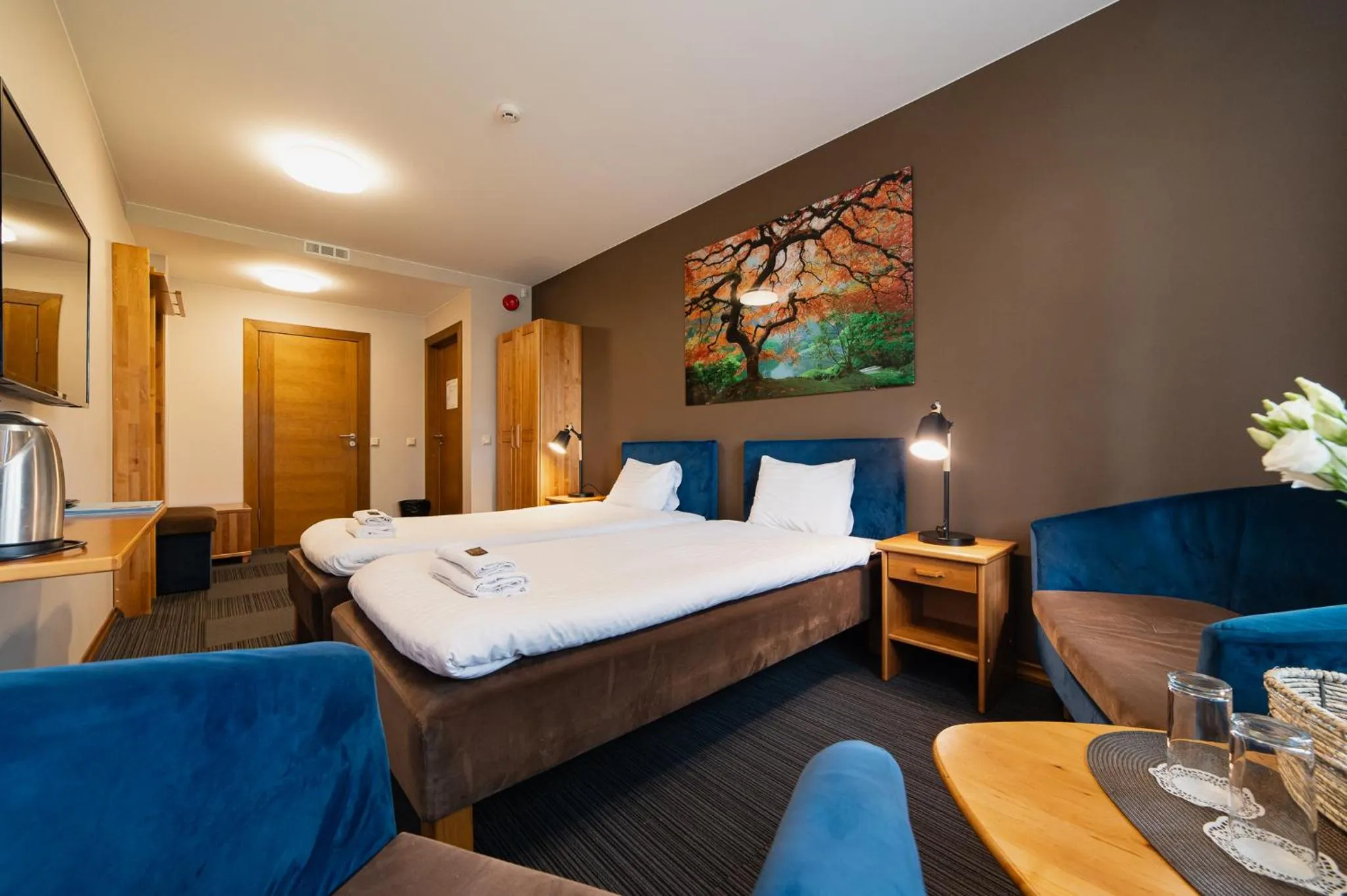 Bed in Comfort Hotel Kuldiga