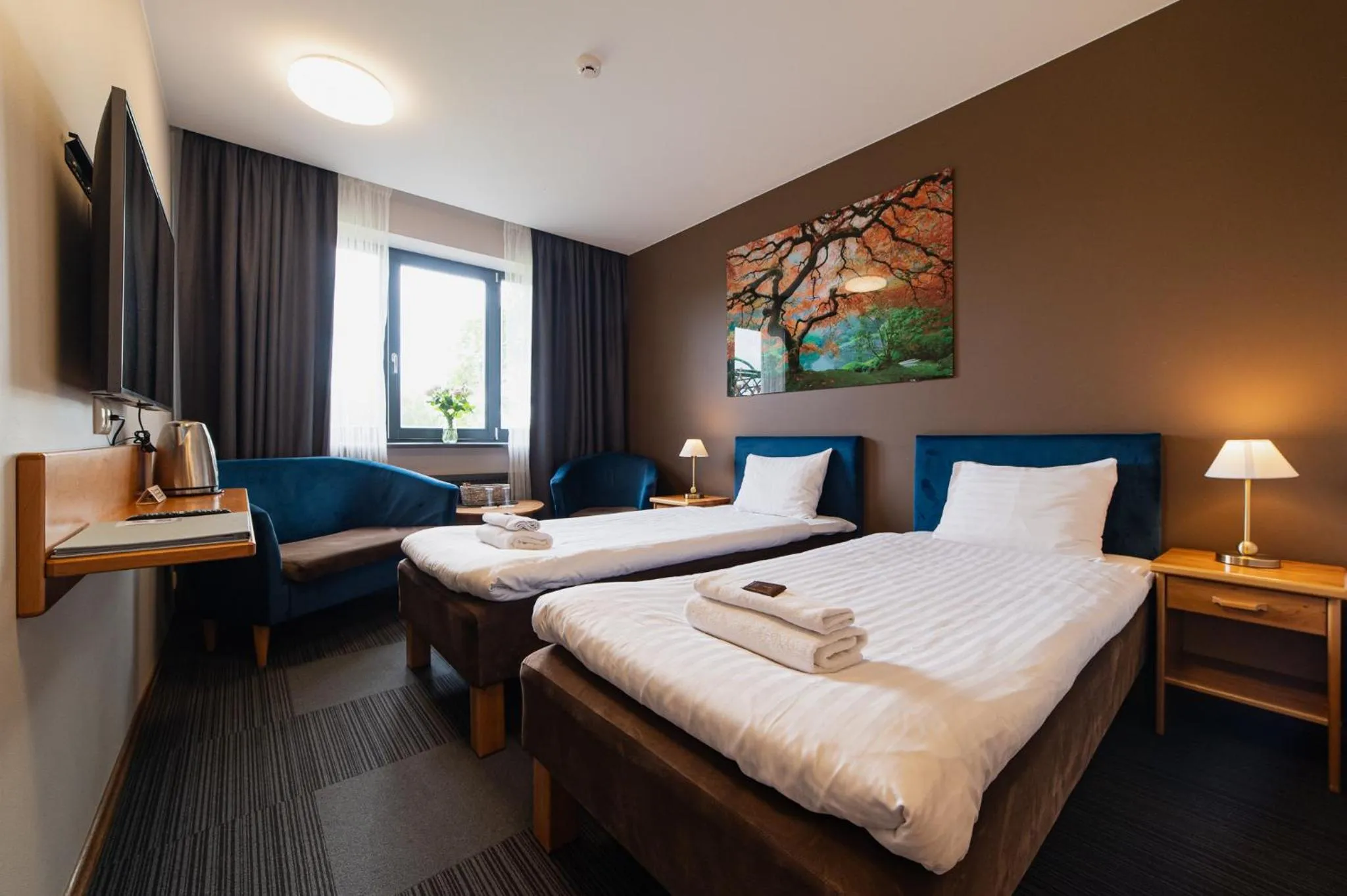 Bed in Comfort Hotel Kuldiga