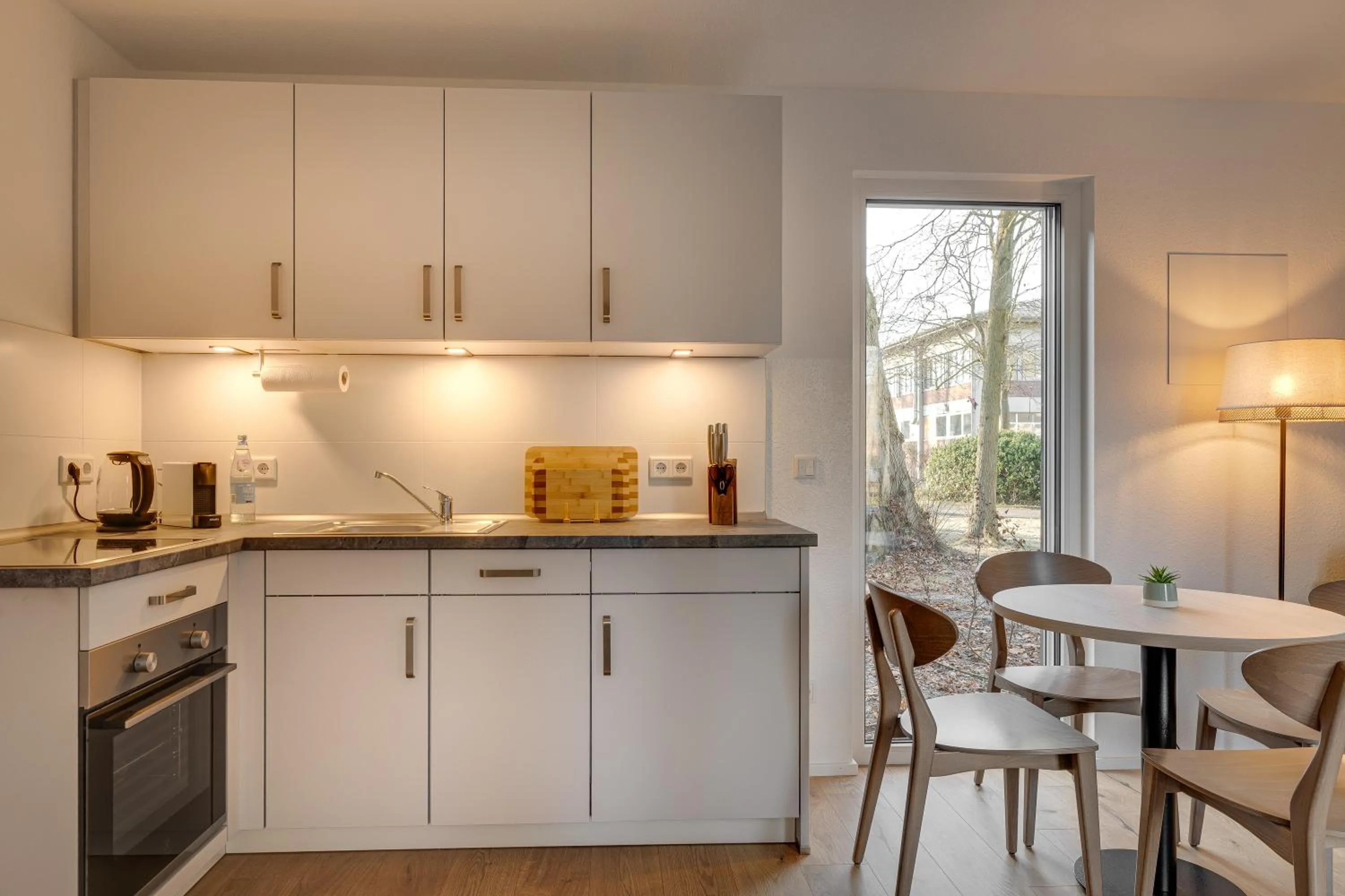 Kitchen or kitchenette in Haus Biederstaedt & LivJana