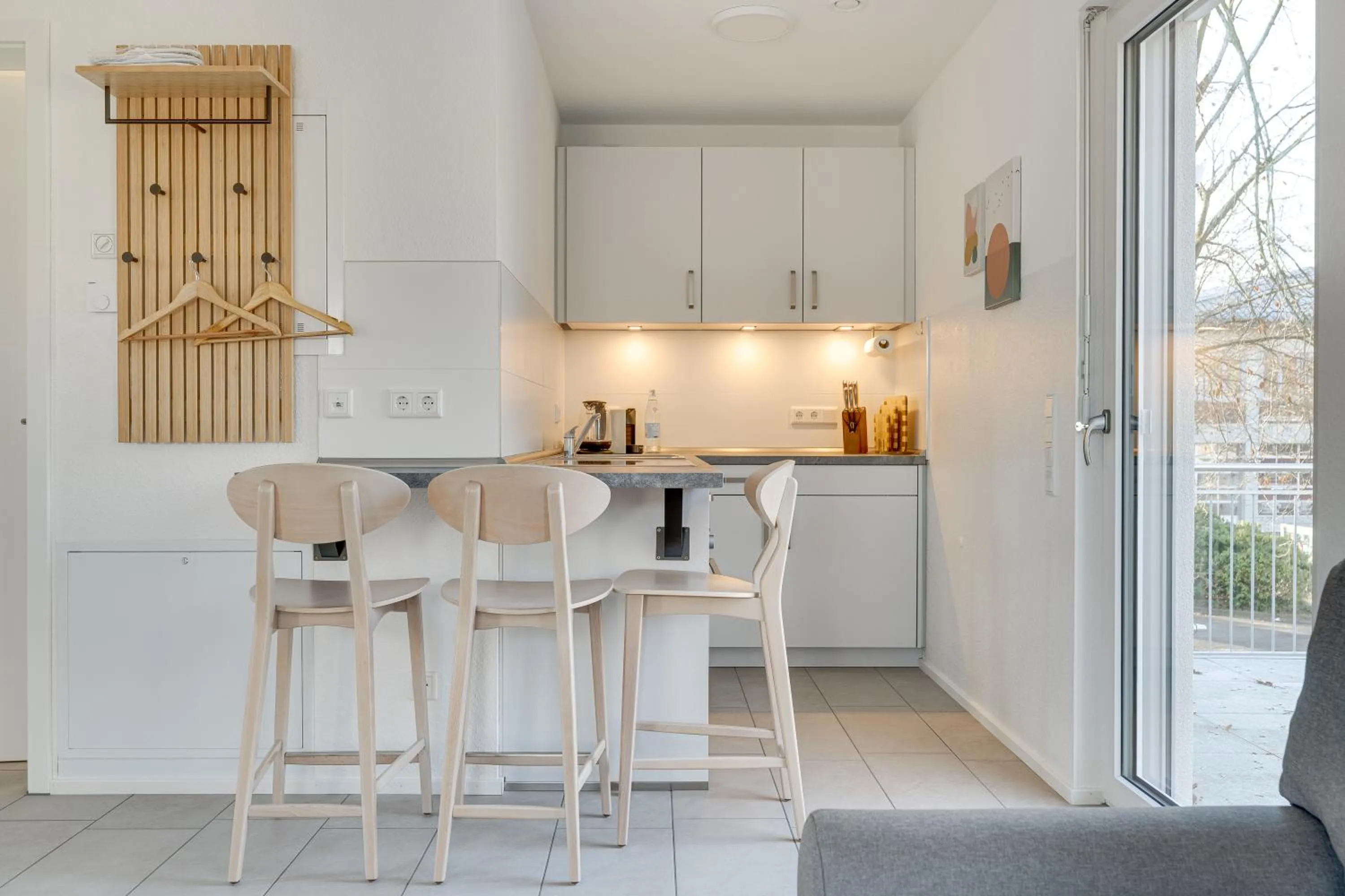 Kitchen or kitchenette in Haus Biederstaedt & LivJana