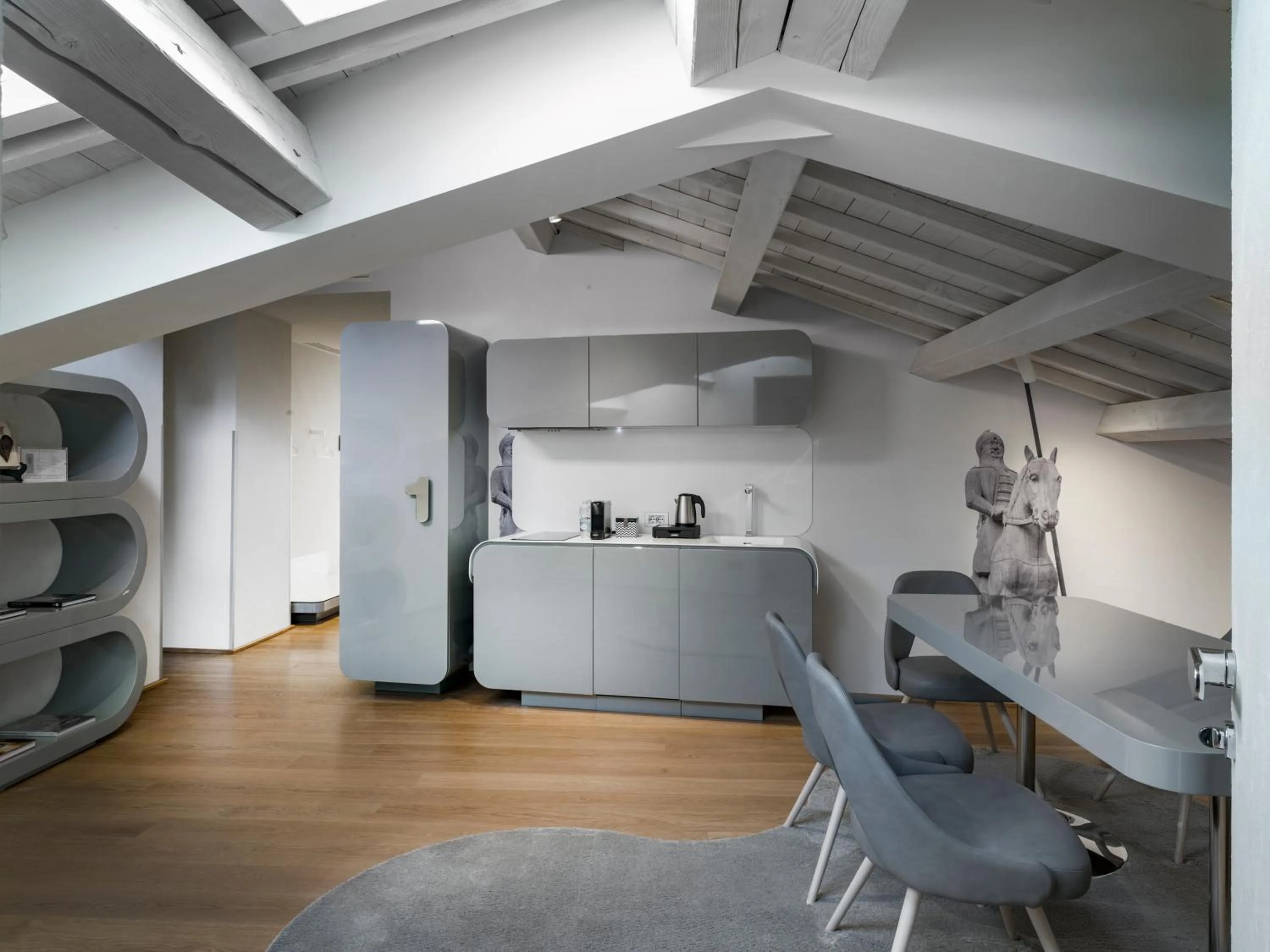 Kitchen or kitchenette in Lords of Verona Luxury Apartments