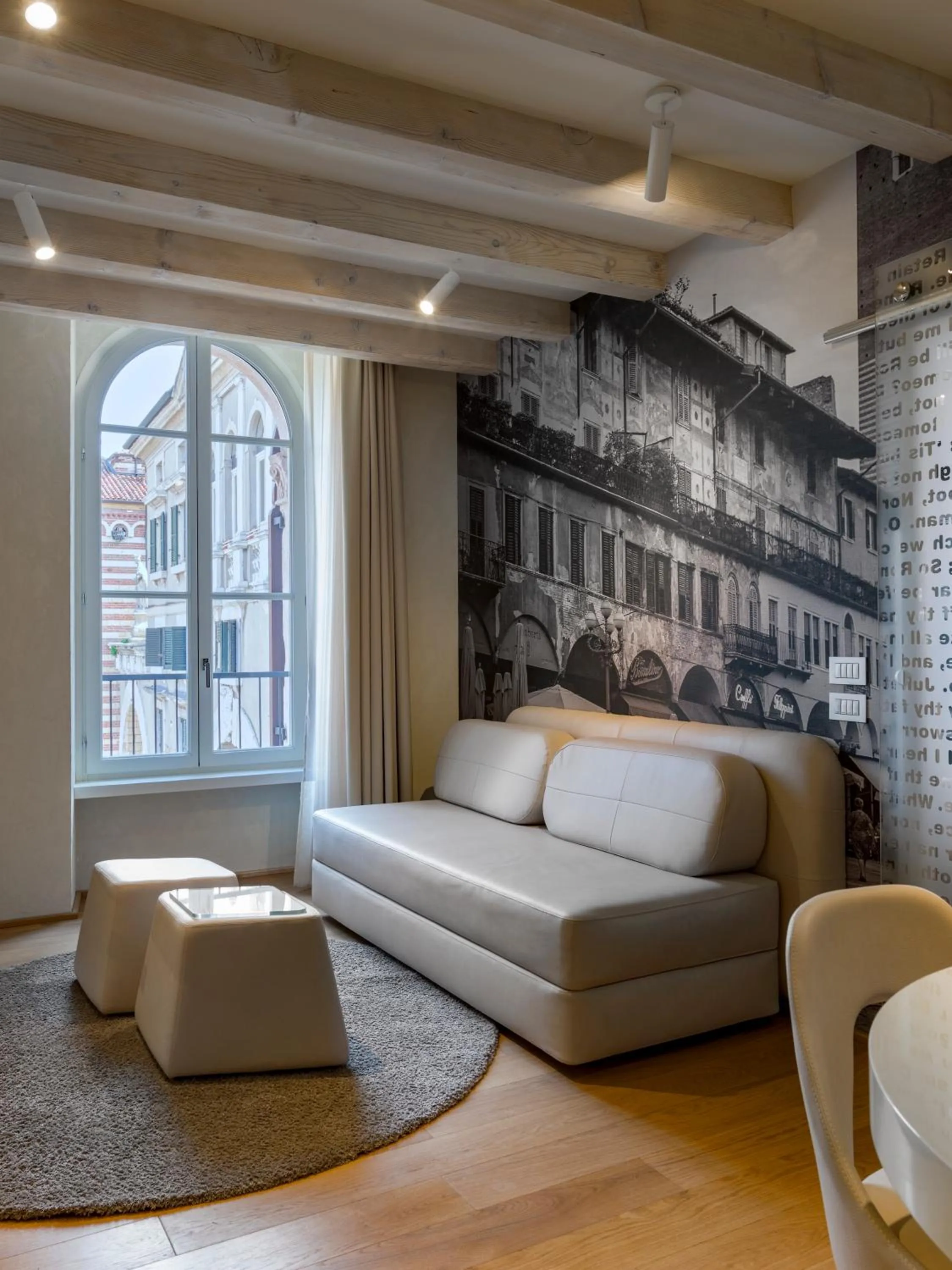 Living room in Lords of Verona Luxury Apartments