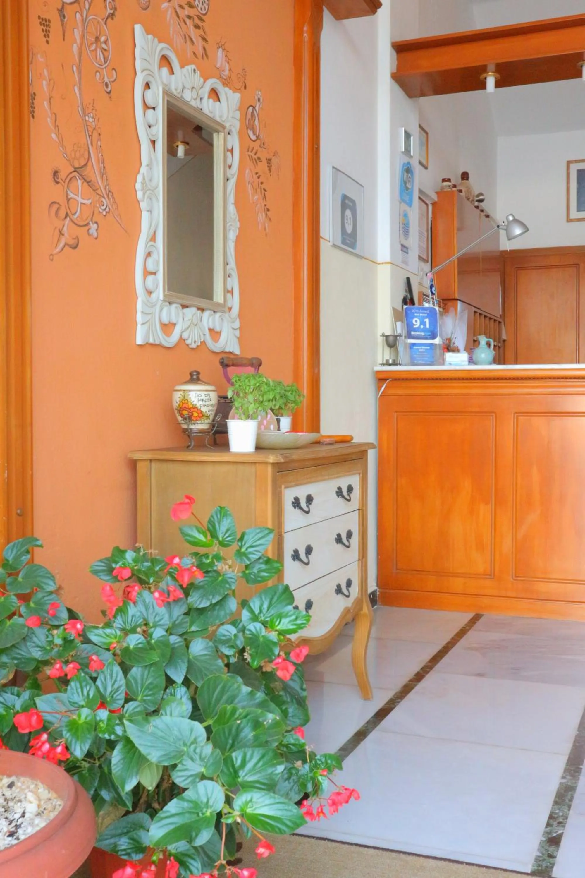 Lobby or reception in Akti Hotel