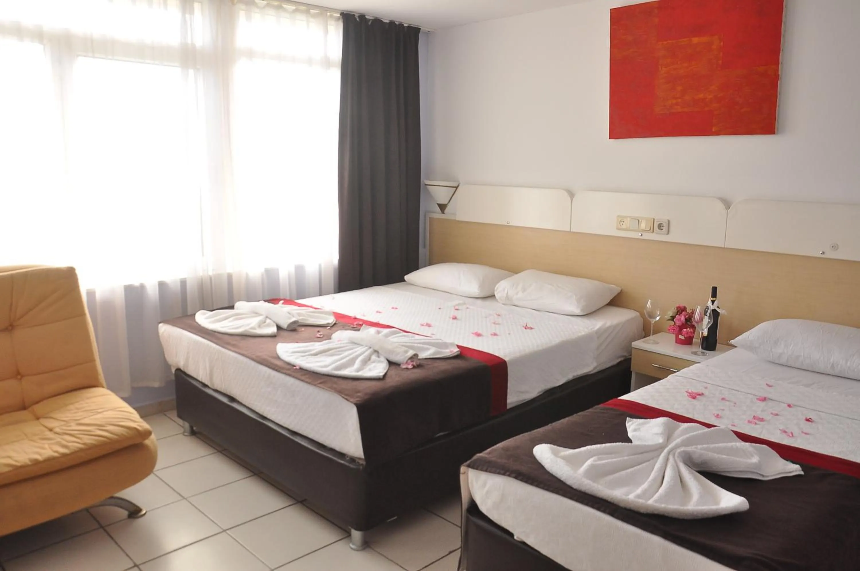 Bed in Resitalya Hotel