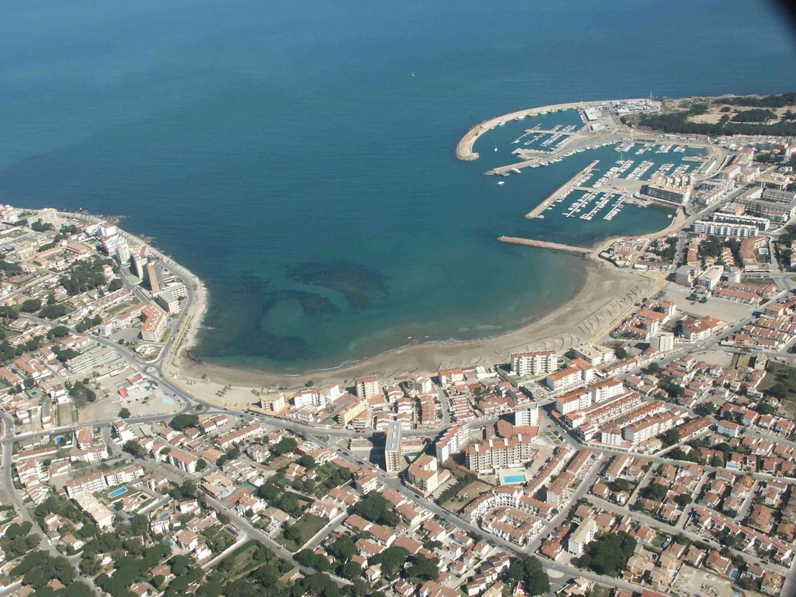 Bird's eye view in MAR BLAU L'ESCALA