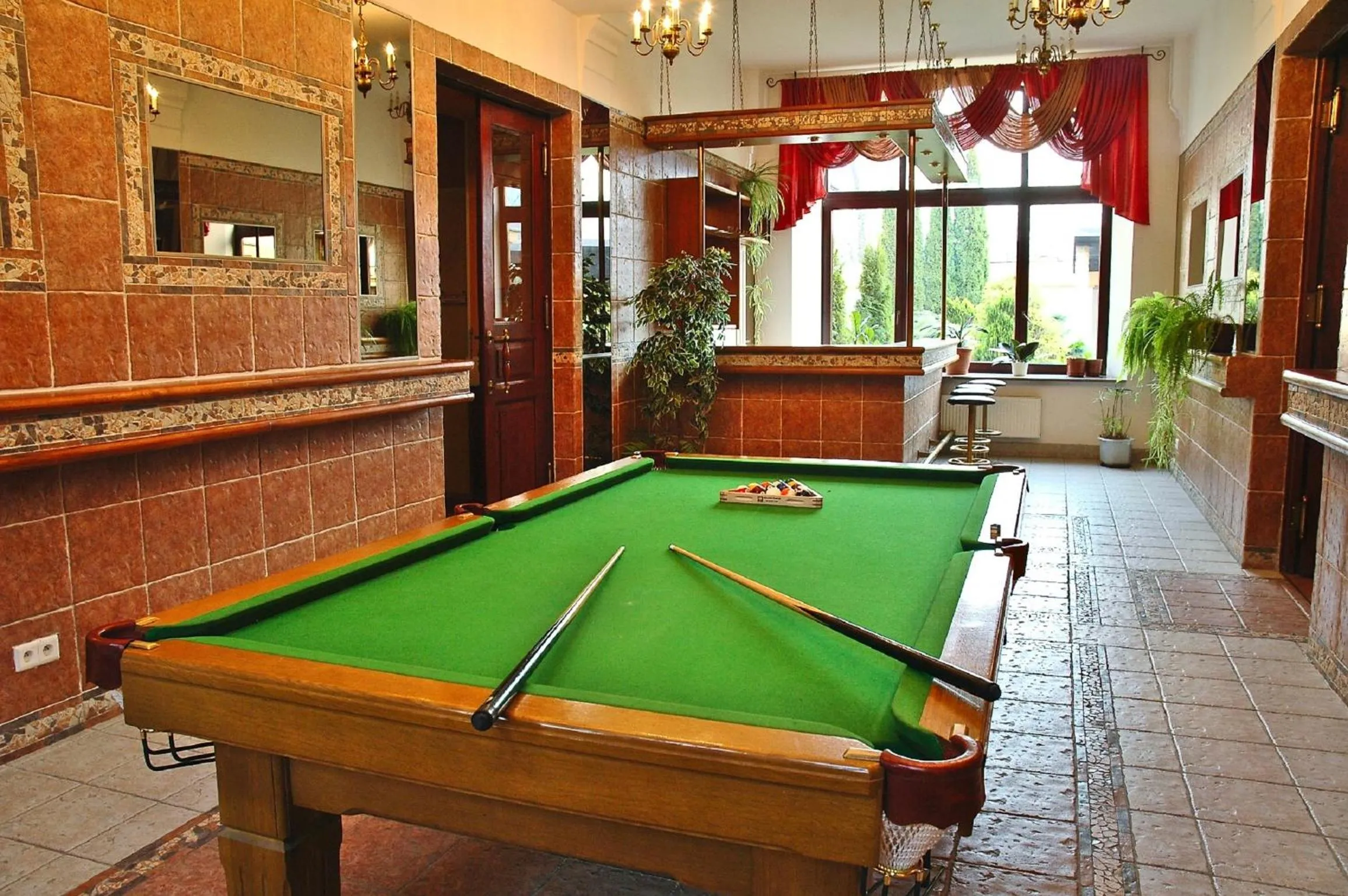 Billiard in Zamek w Krasiczynie